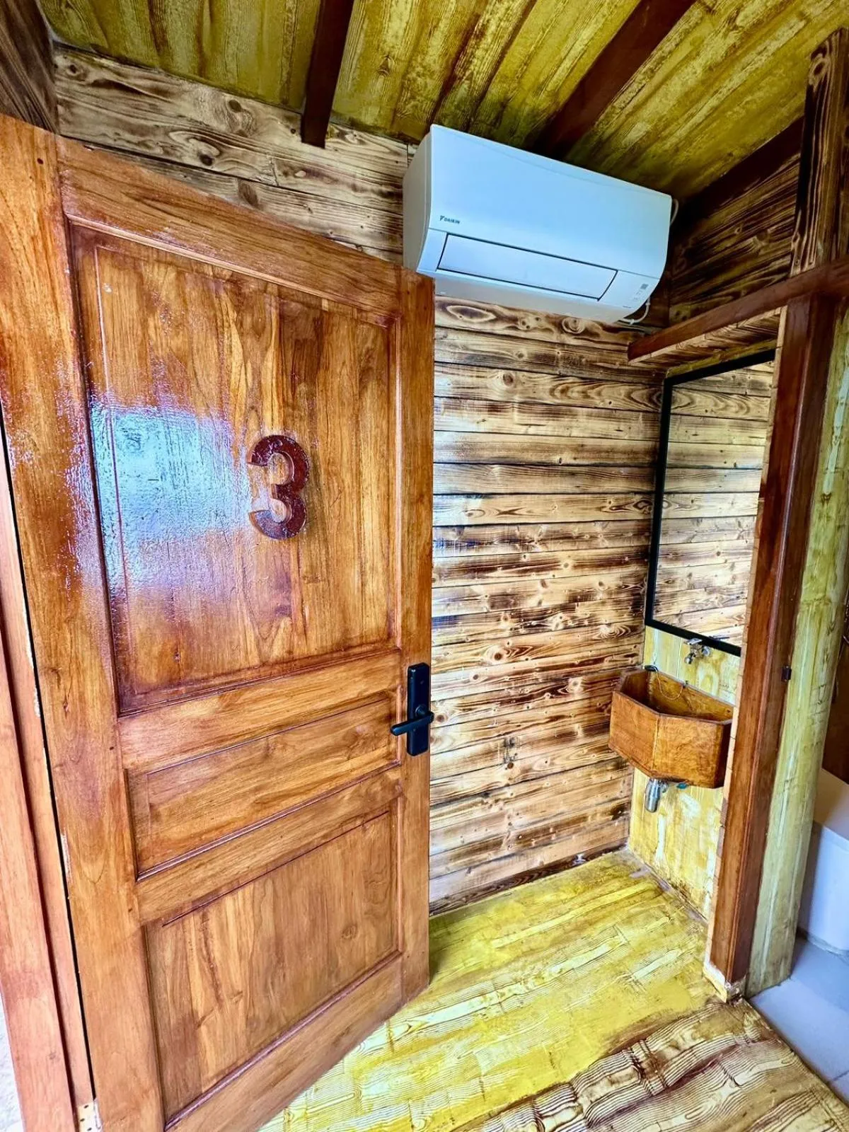 wardrobe in Glamping Omah Kayu at Watu Paris Jogja