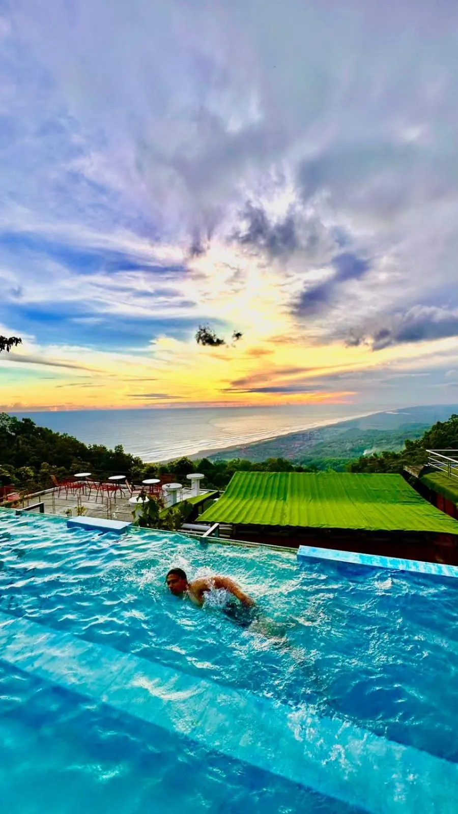 Swimming pool in Glamping Omah Kayu at Watu Paris Jogja