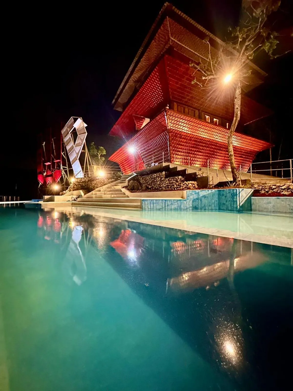 Swimming pool in Glamping Omah Kayu at Watu Paris Jogja