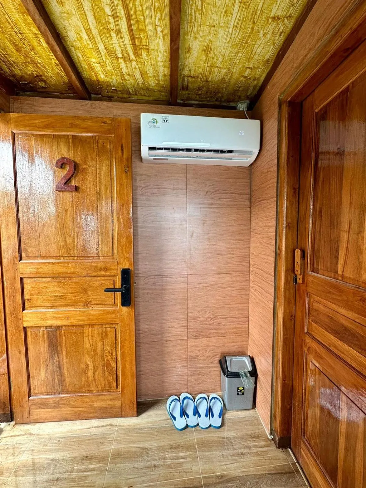 wardrobe in Glamping Omah Kayu at Watu Paris Jogja