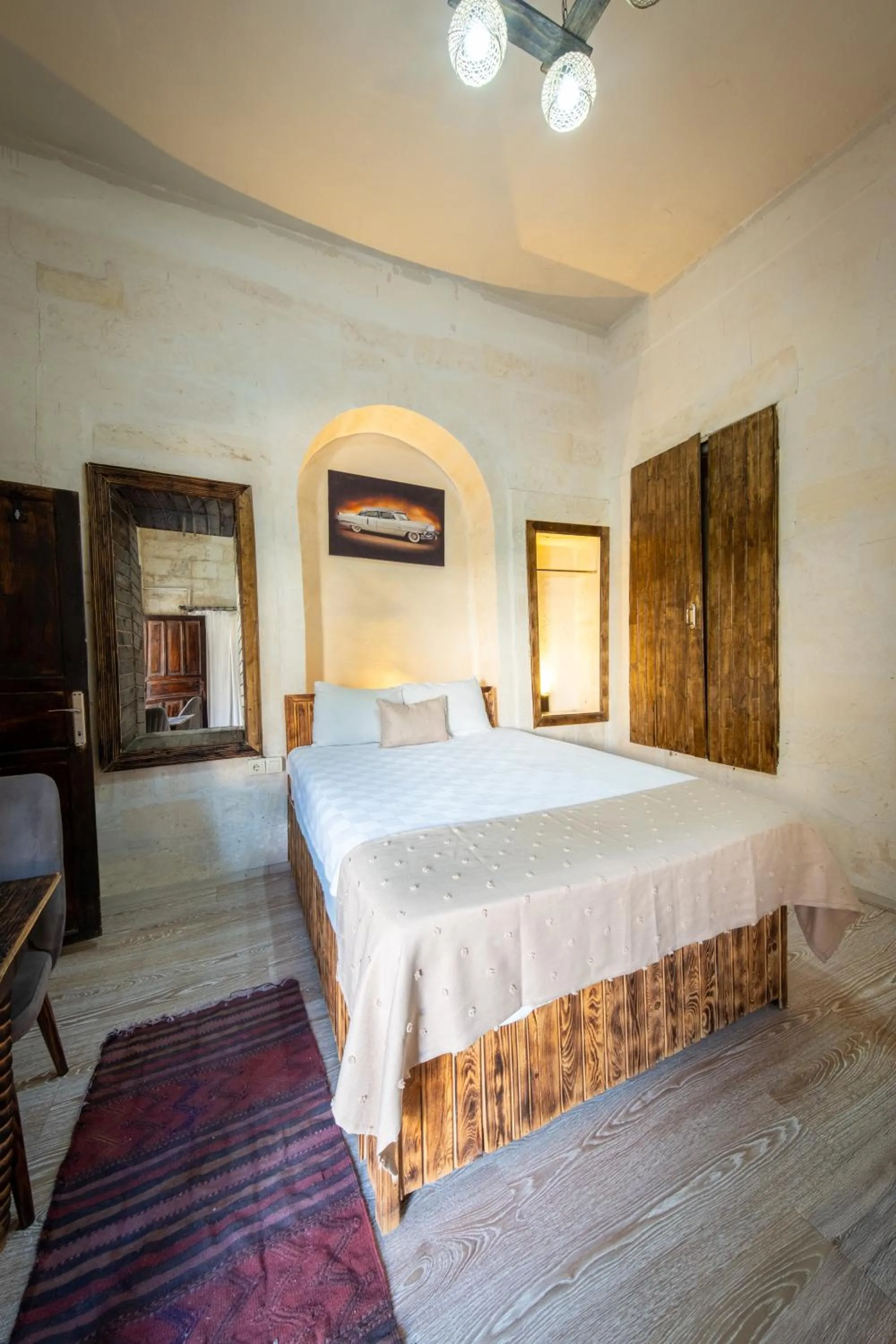 Bed in KARAGÜL Hotel