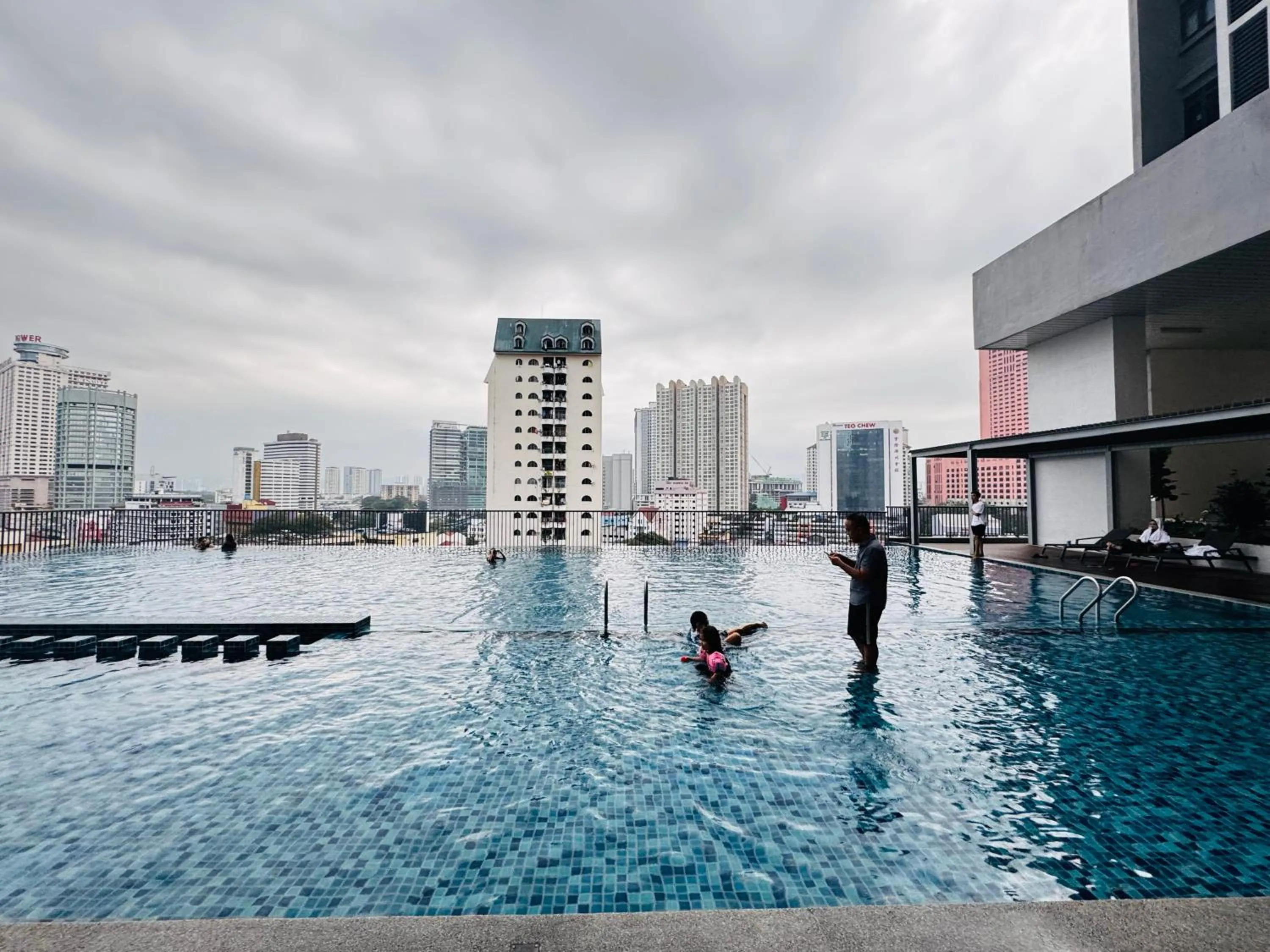 Swimming pool in Chambers Suites KL