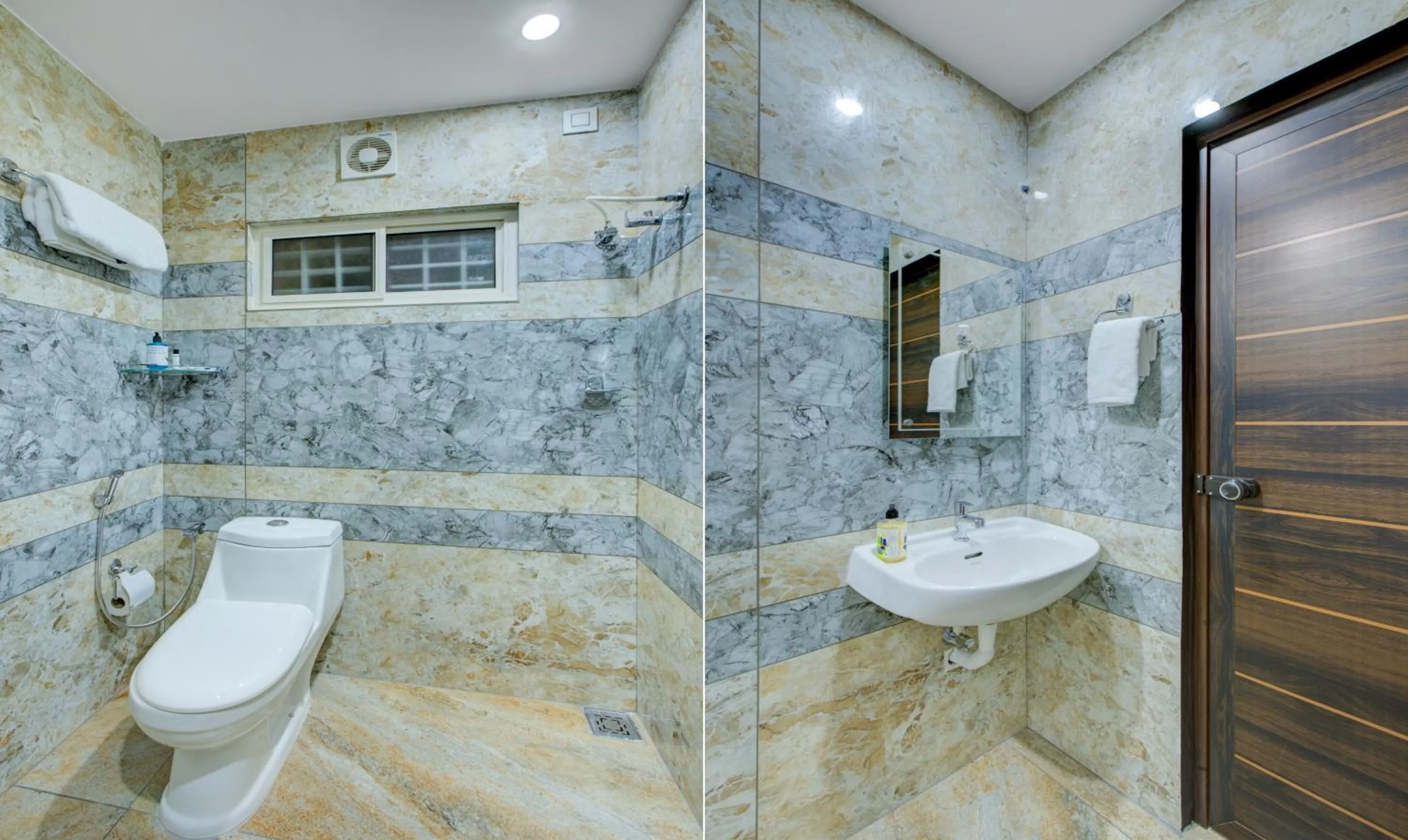 Toilet in Treebo Love Shore Residency, Near Lakeshore Hospital