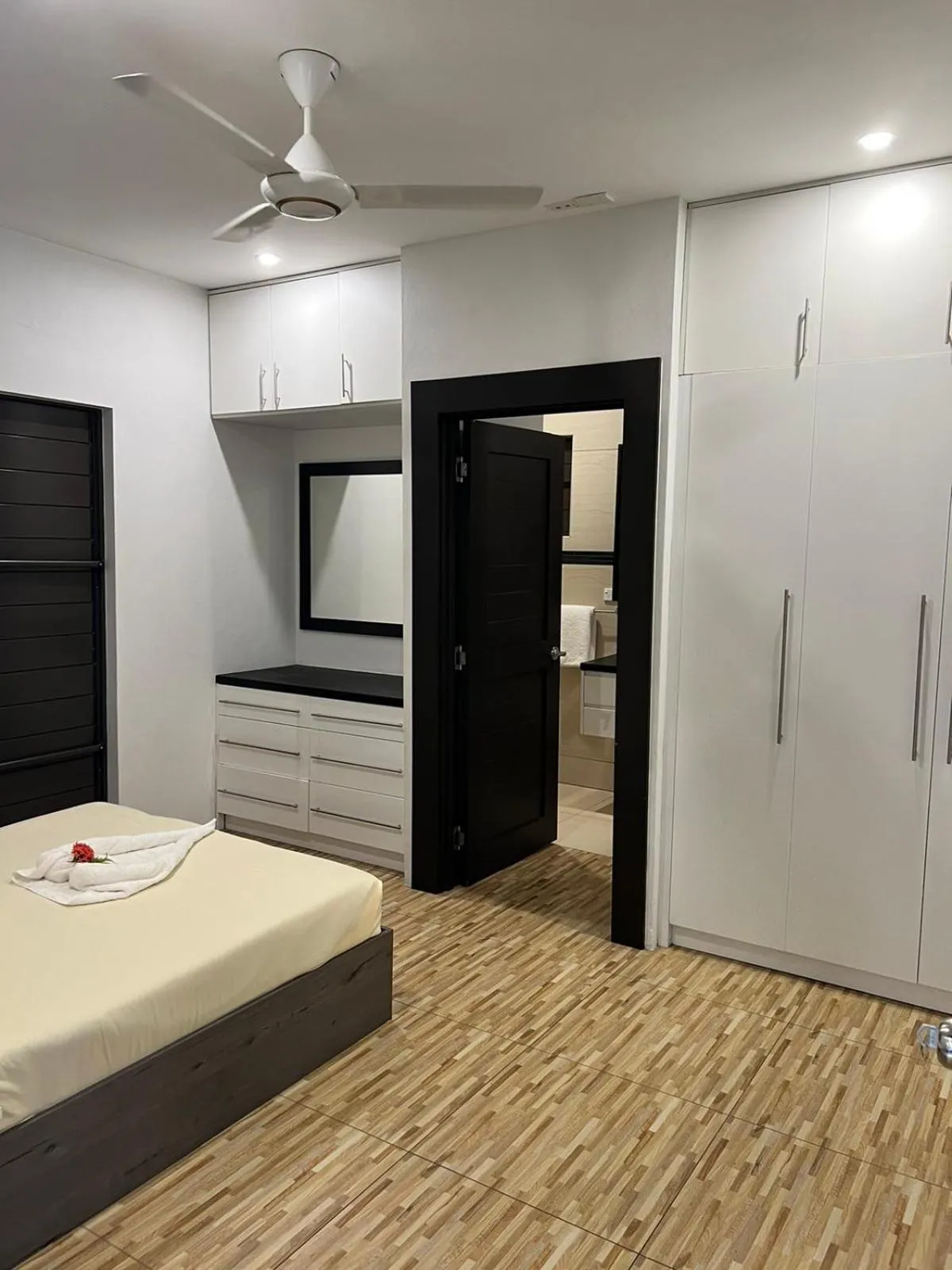 Photo of the whole room, Bed in Garden Apartments