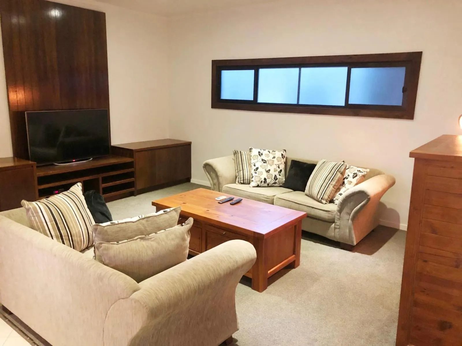 Living room in Garden Apartments