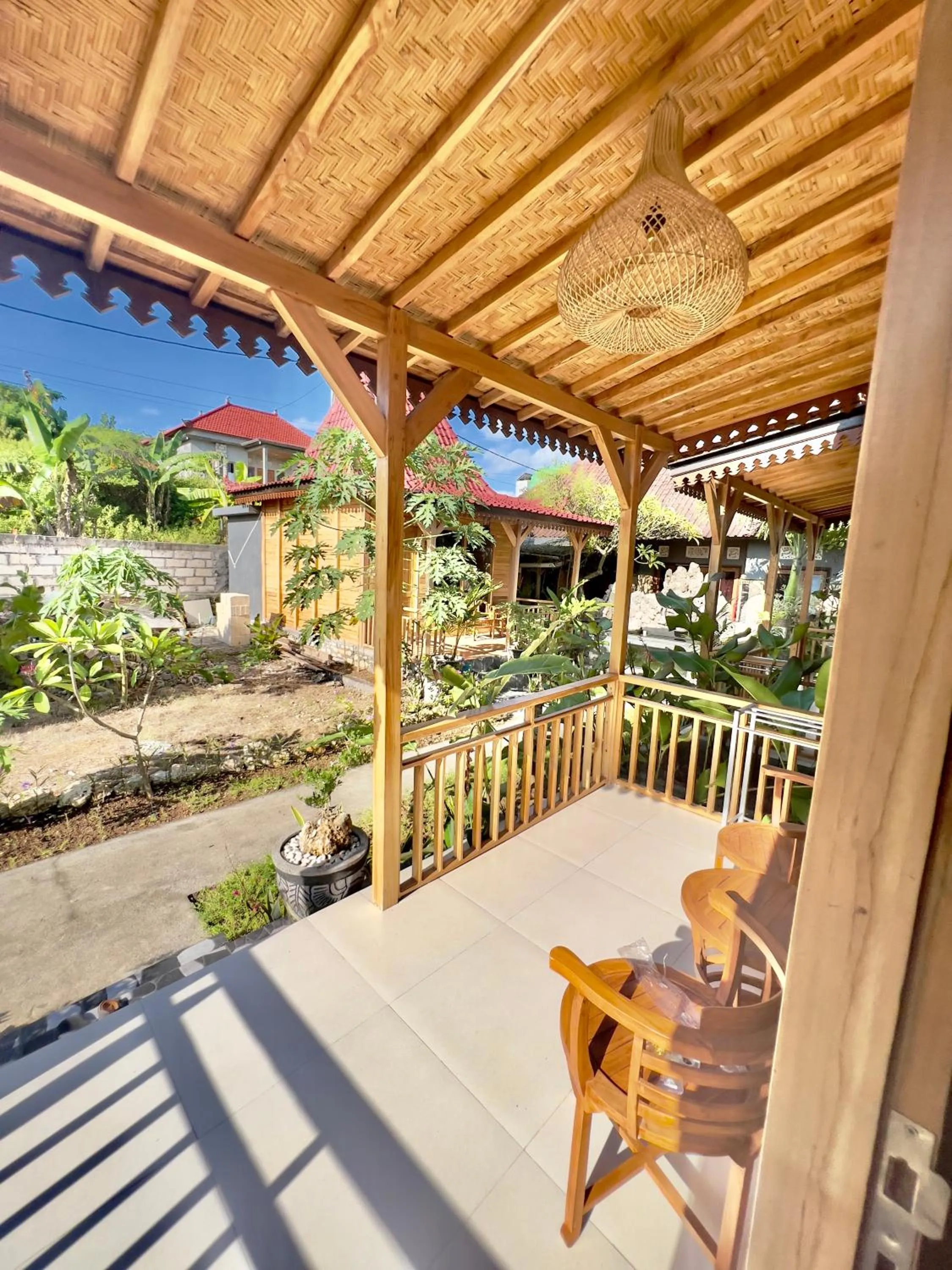 Patio in Skywatch cottage