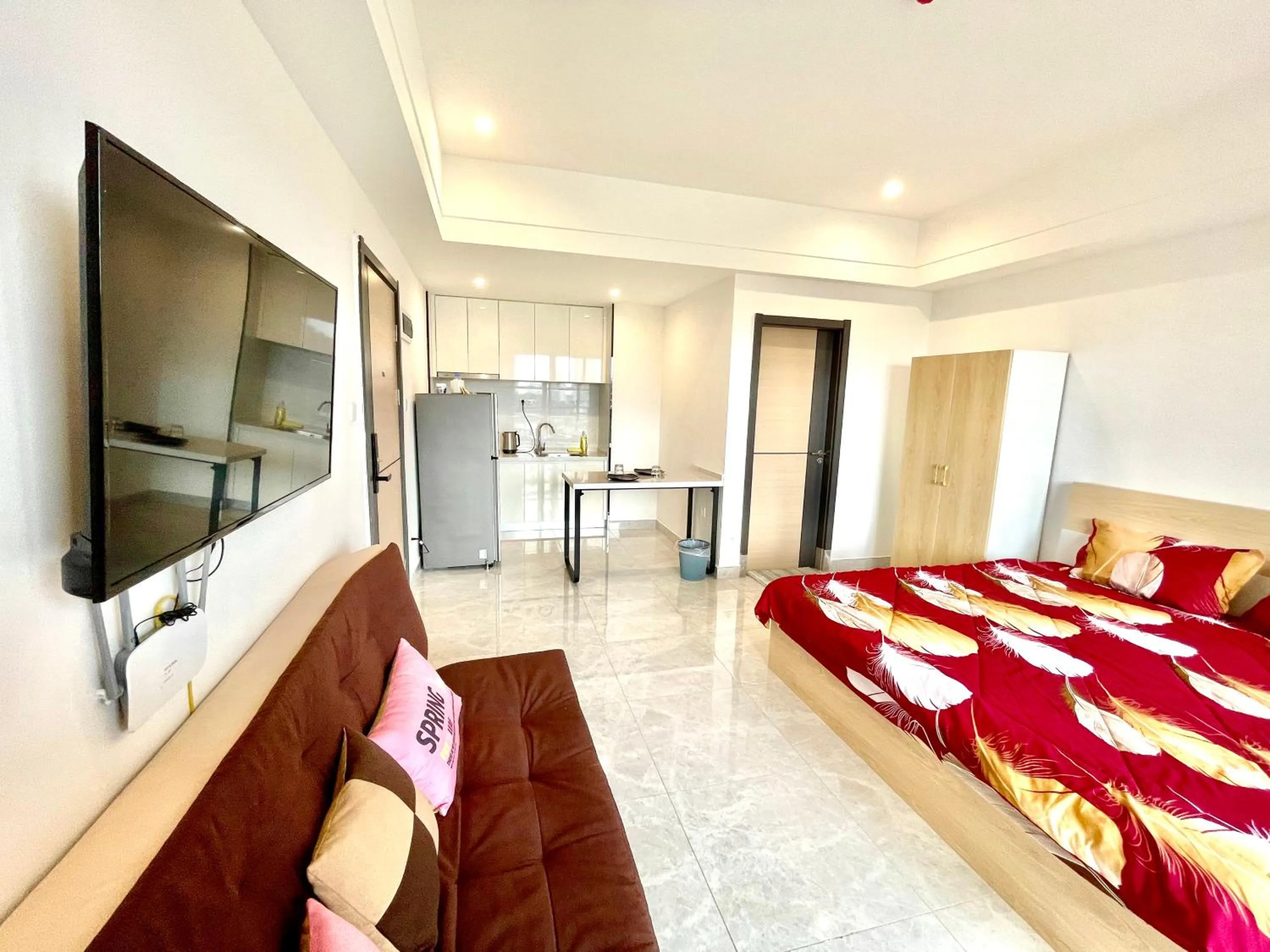 Bed in Prince Golden Bay Sihanoukville