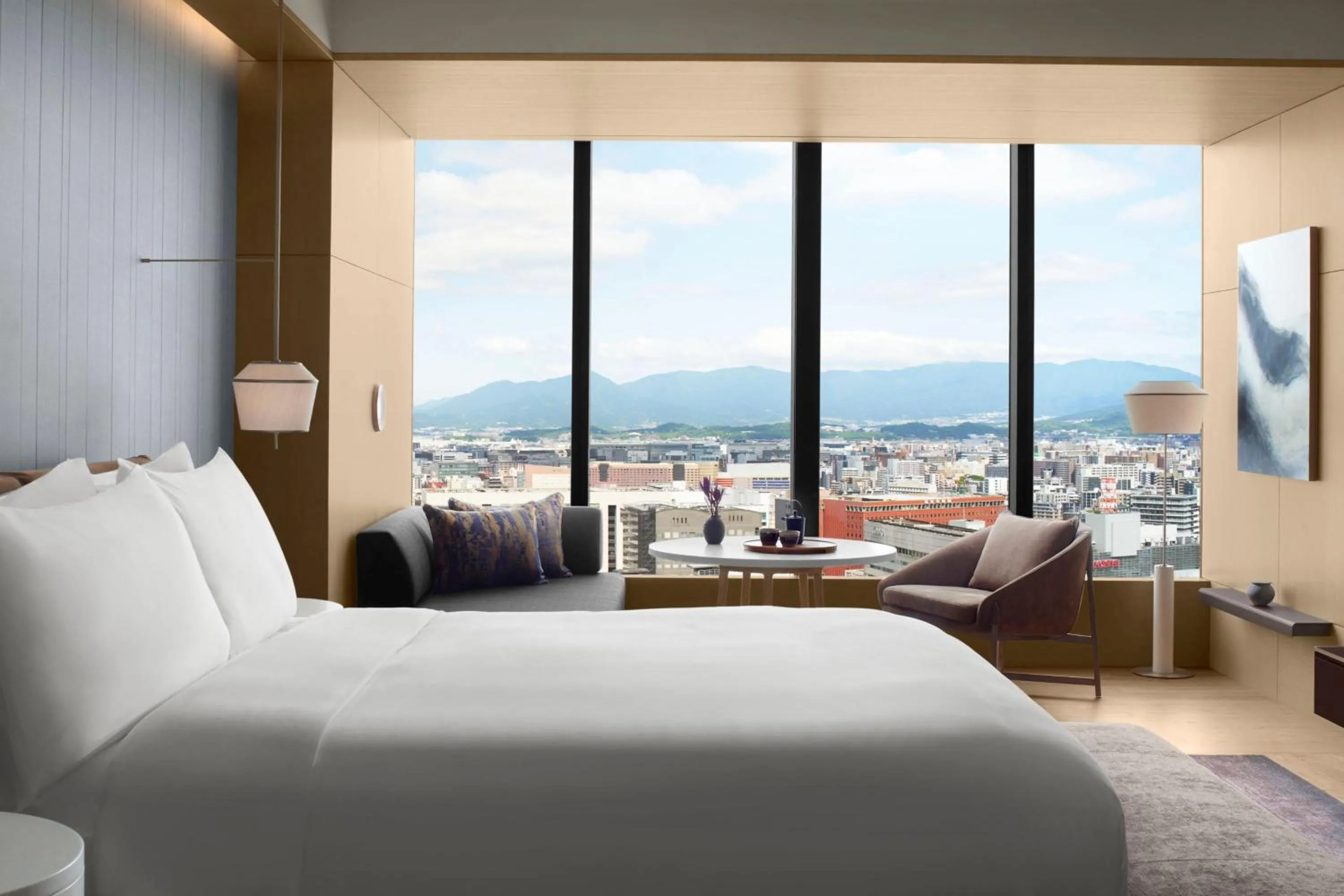 Photo of the whole room, Bed in The Ritz-Carlton Fukuoka