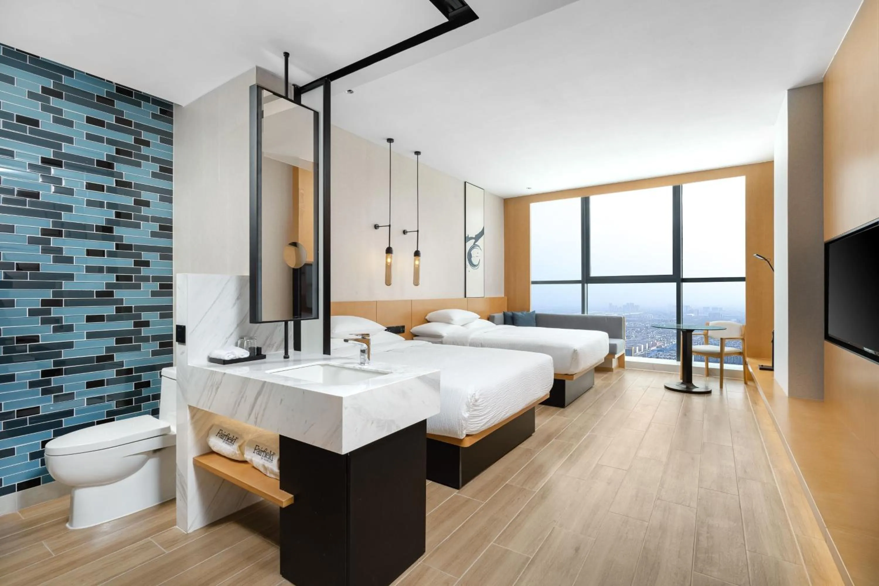 Photo of the whole room, Bed in Fairfield by Marriott Shijiazhuang High-Tech Zone