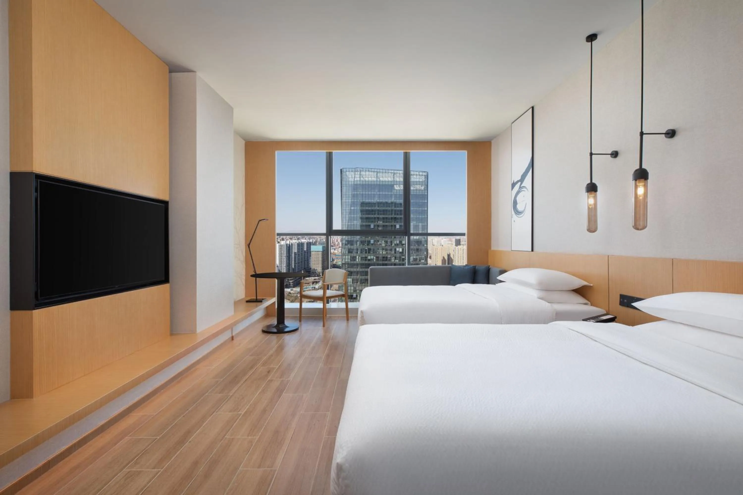 Photo of the whole room, Bed in Fairfield by Marriott Shijiazhuang High-Tech Zone