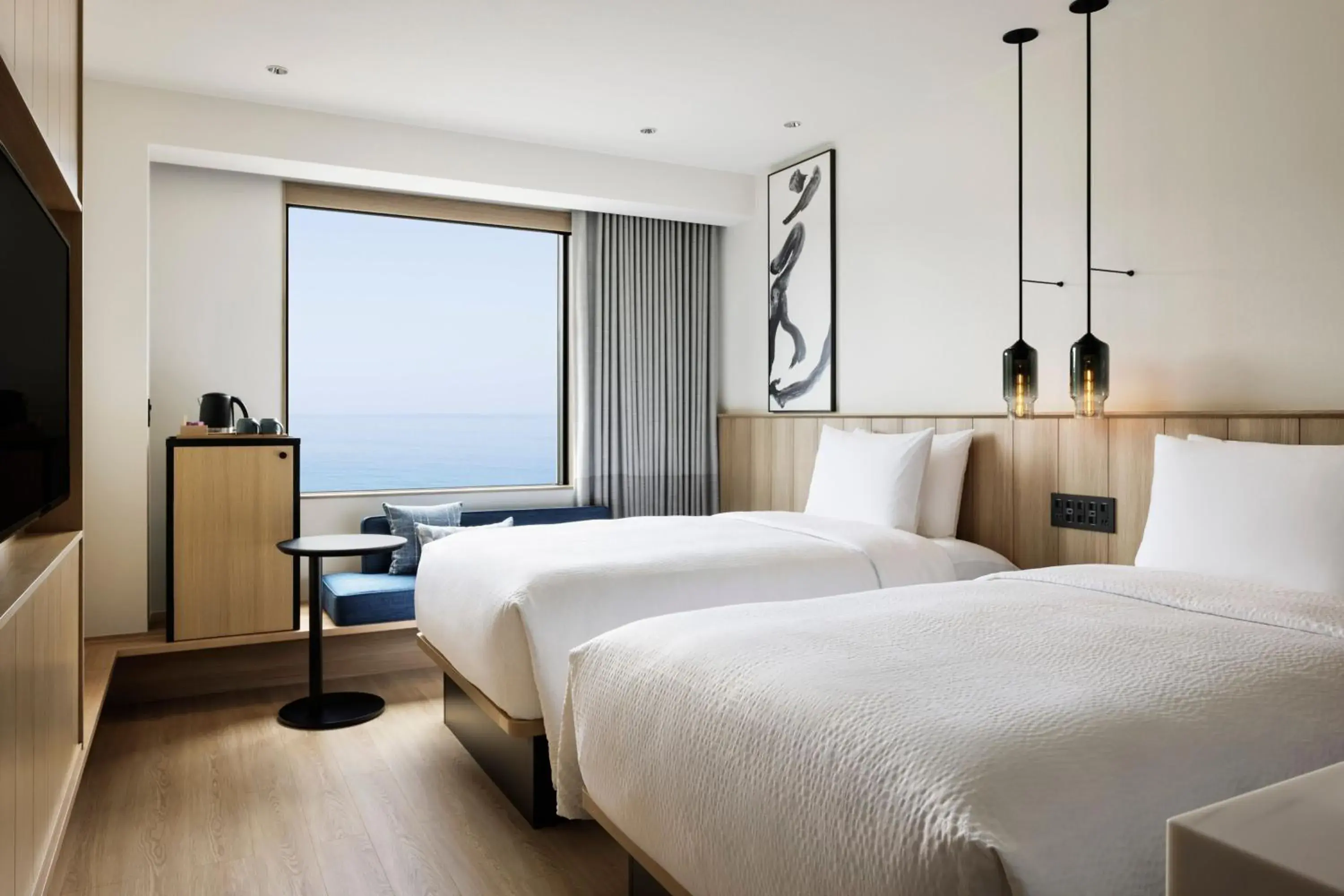 Twin Room with Ocean View in Fairfield by Marriott Hyogo Awaji Higashiura Twin Room with Ocean View in Fairfield by Marriott Hyogo Awaji Higashiura