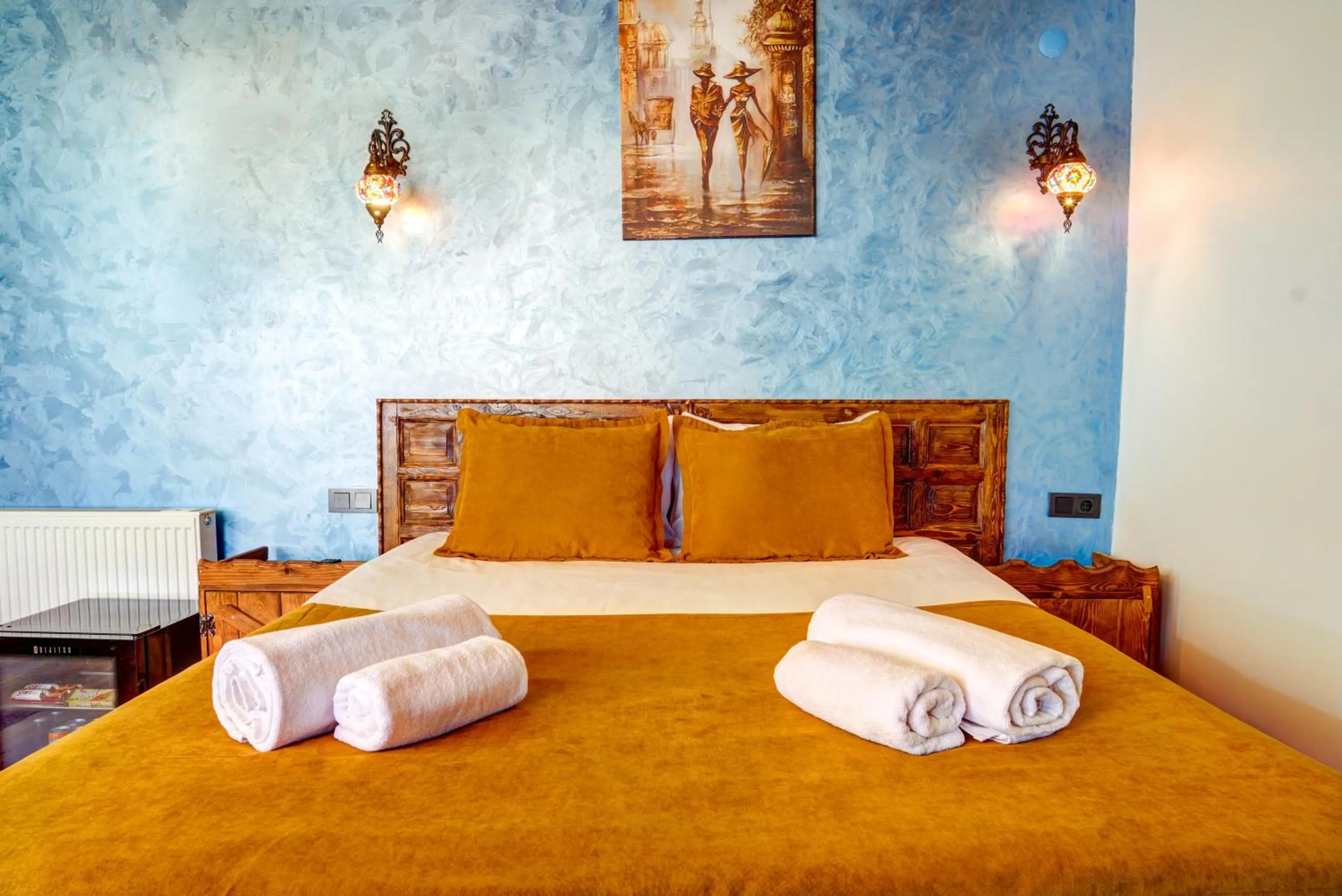 Bed in Moonlight of Cappadocia