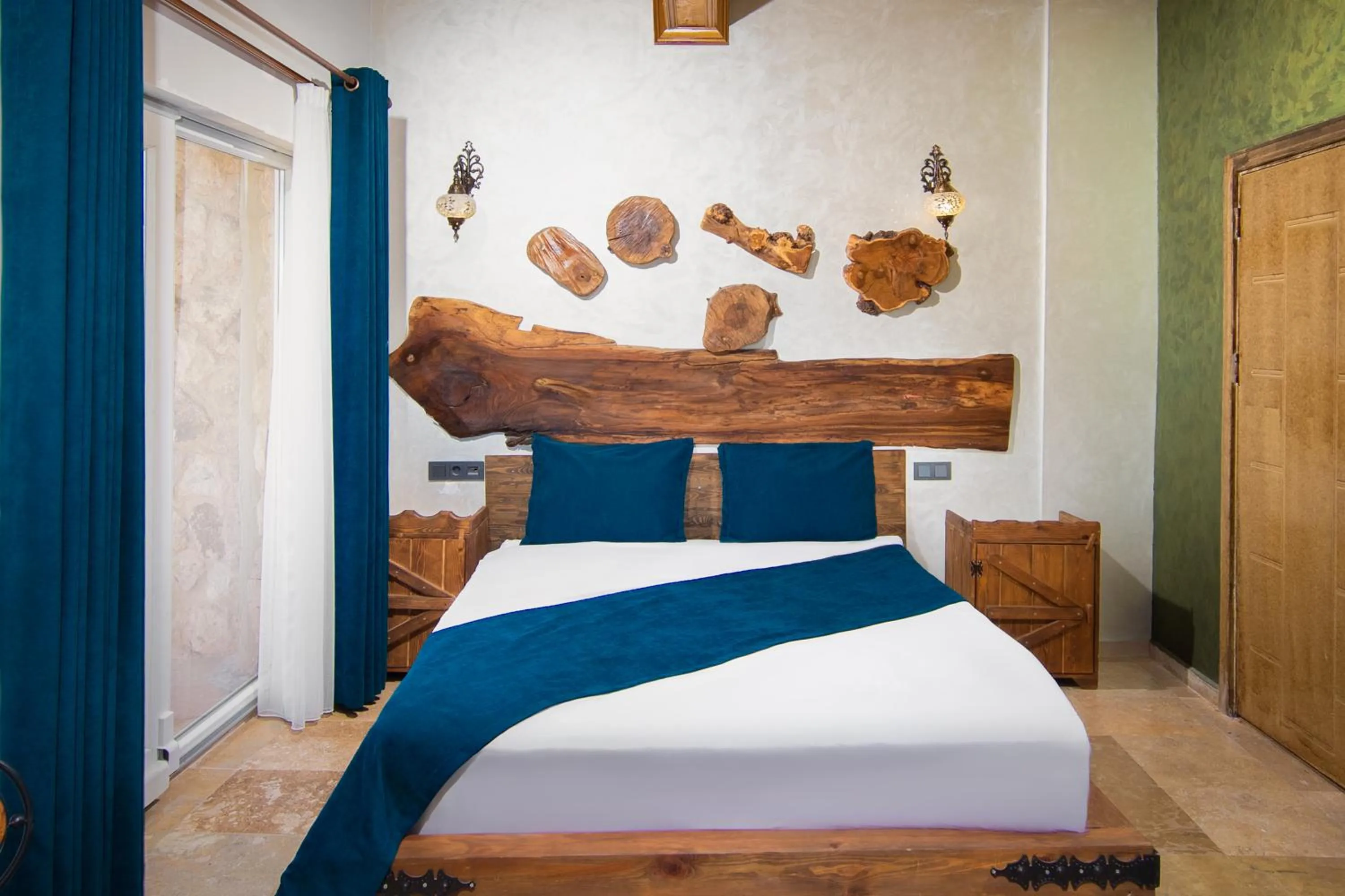 Bed in Moonlight of Cappadocia