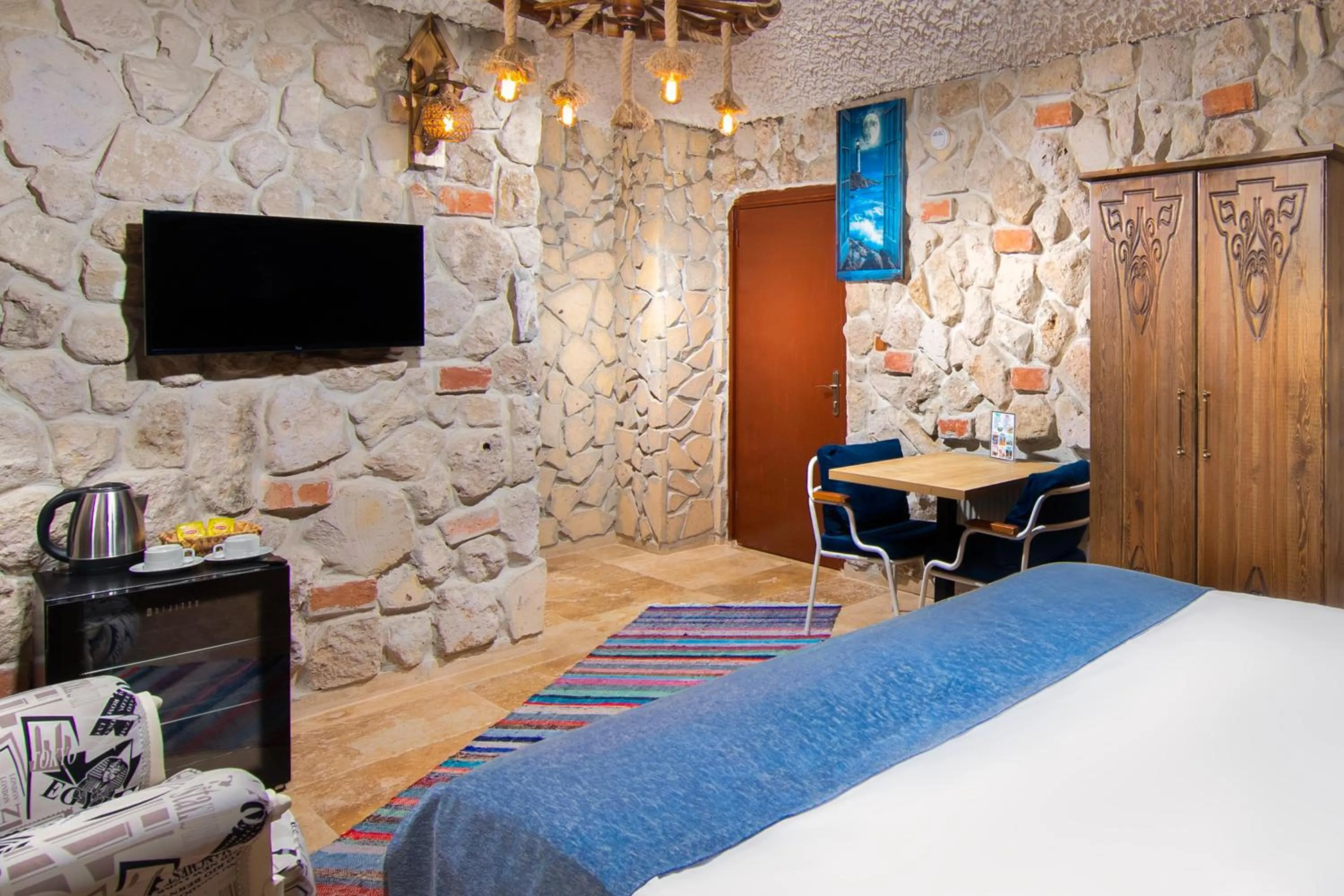 Bed in Moonlight of Cappadocia