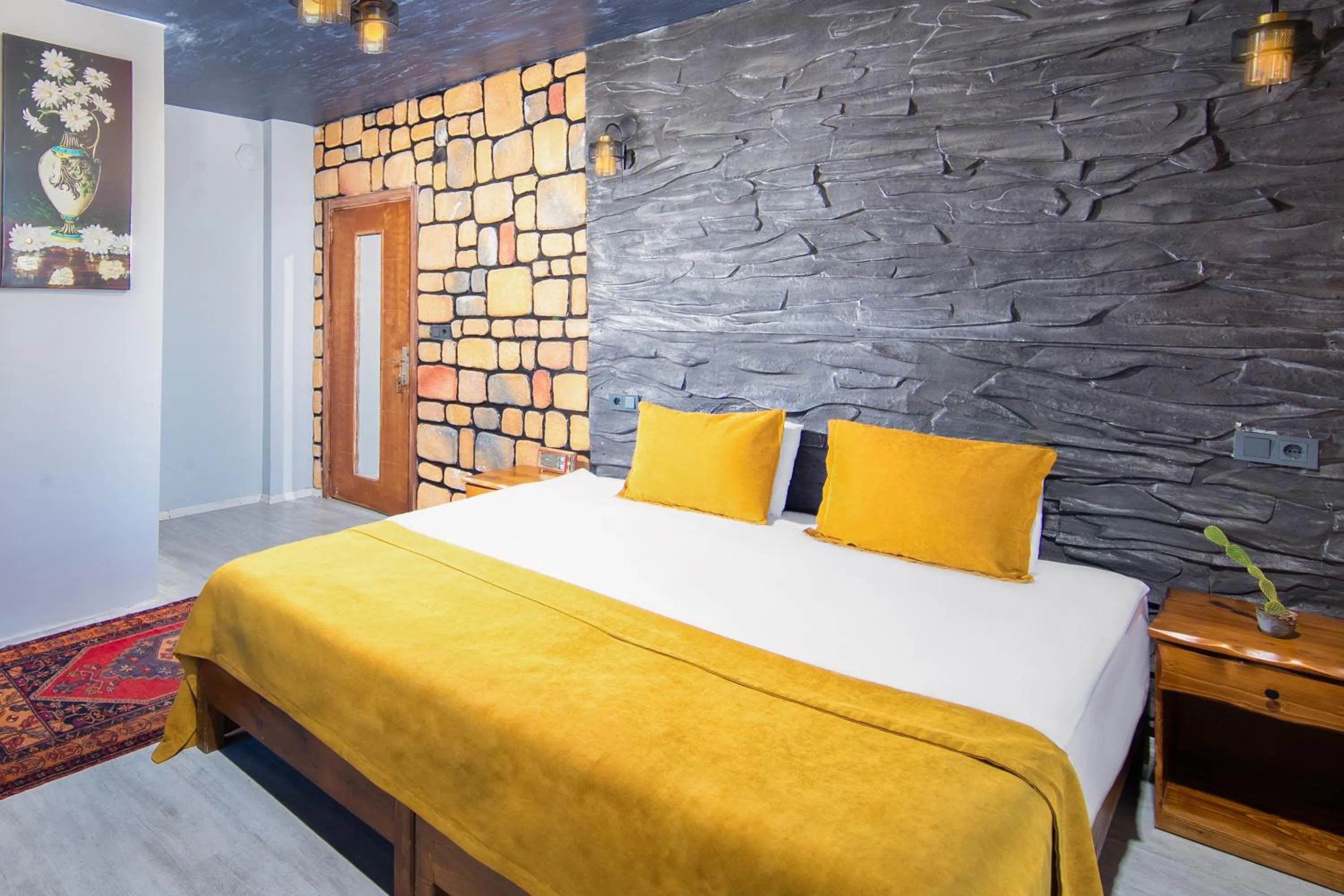 Bed in Moonlight of Cappadocia