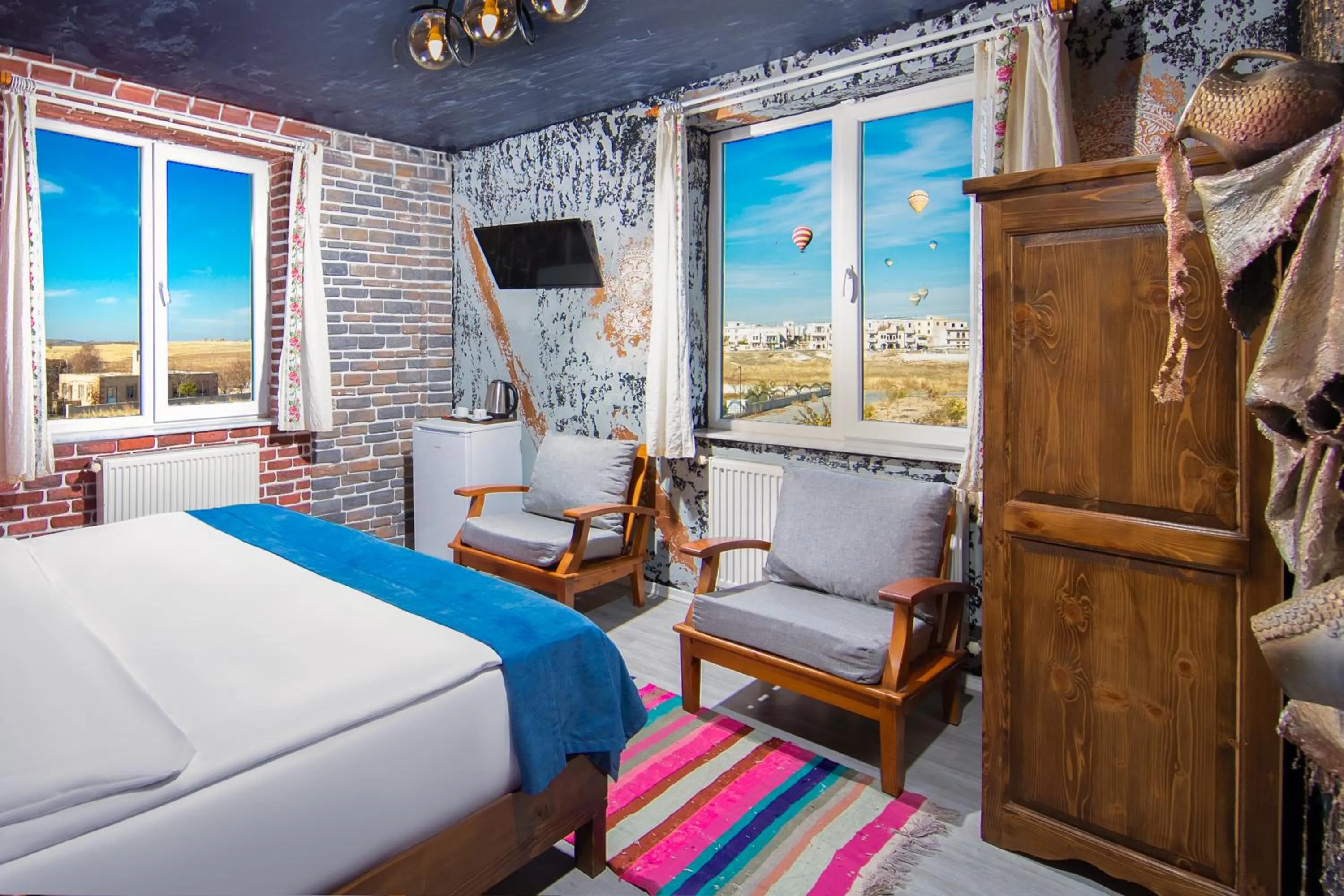 Bed in Moonlight of Cappadocia