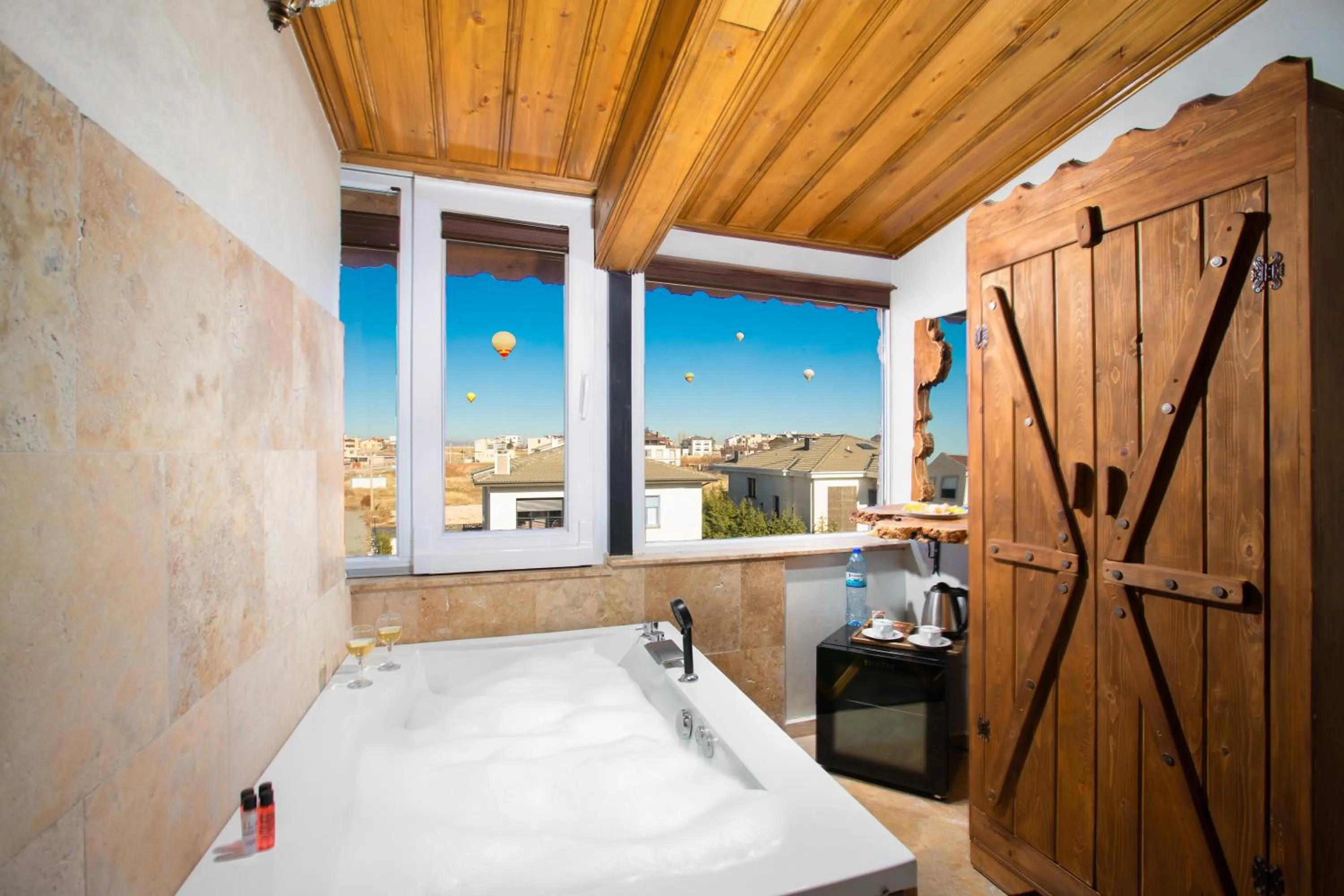 Natural landscape, Bed in Moonlight of Cappadocia