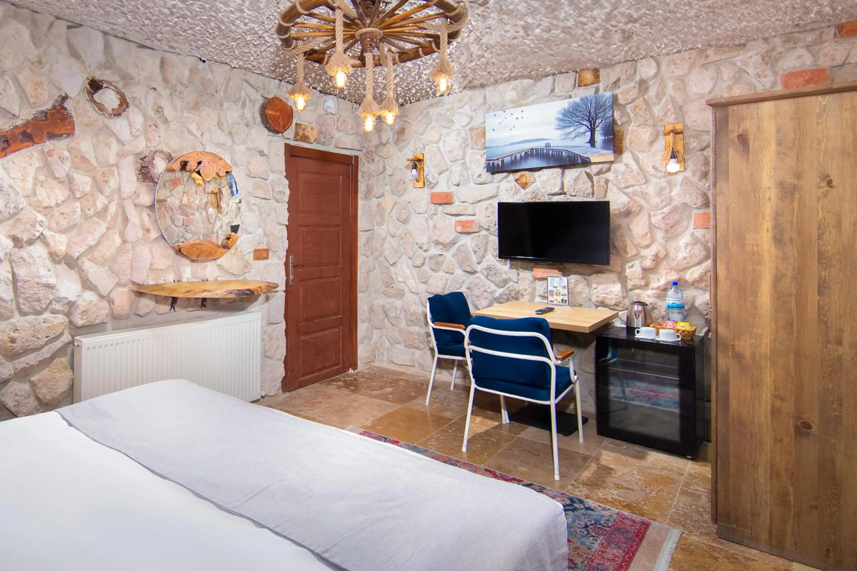 Bed in Moonlight of Cappadocia