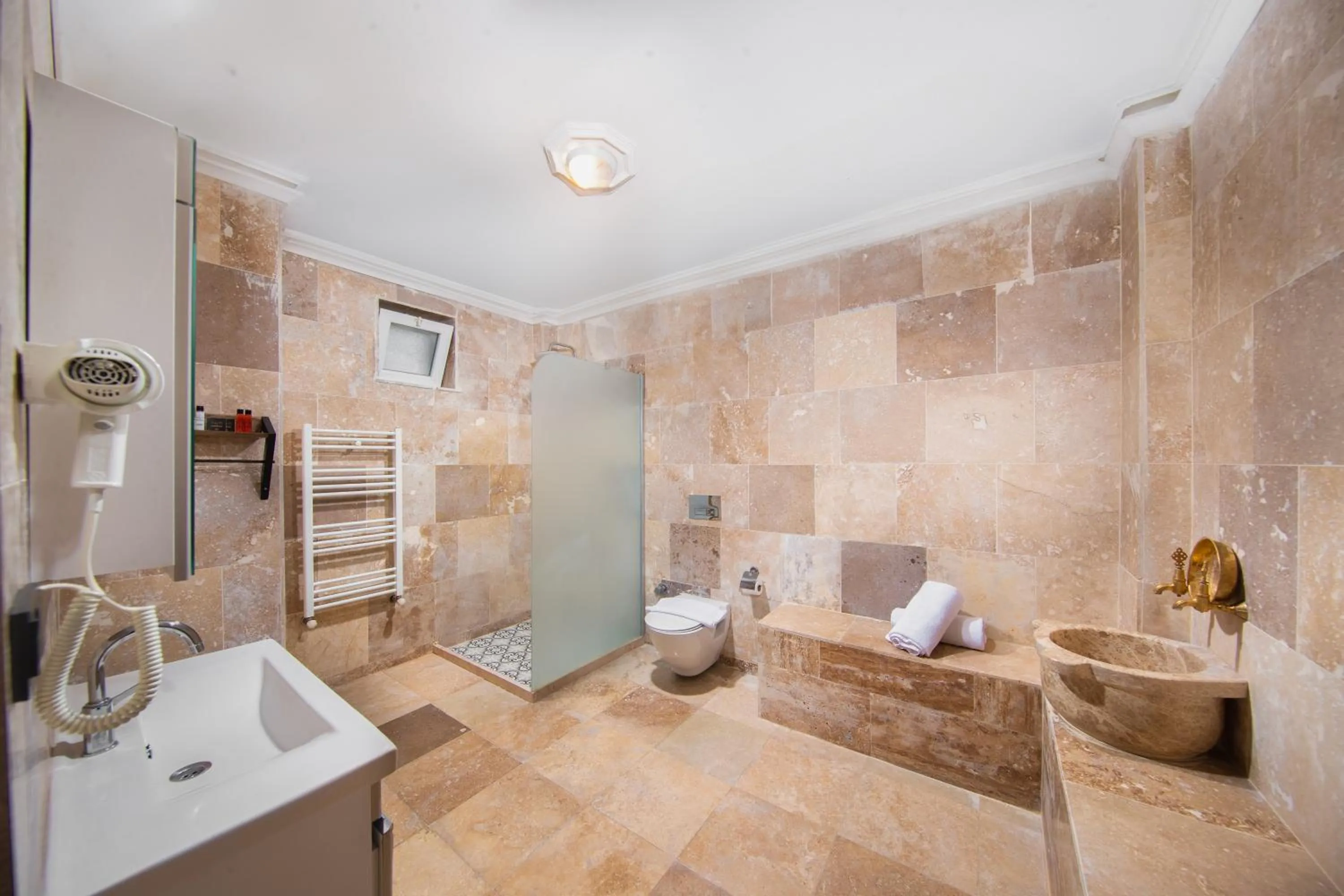 Shower in Moonlight of Cappadocia