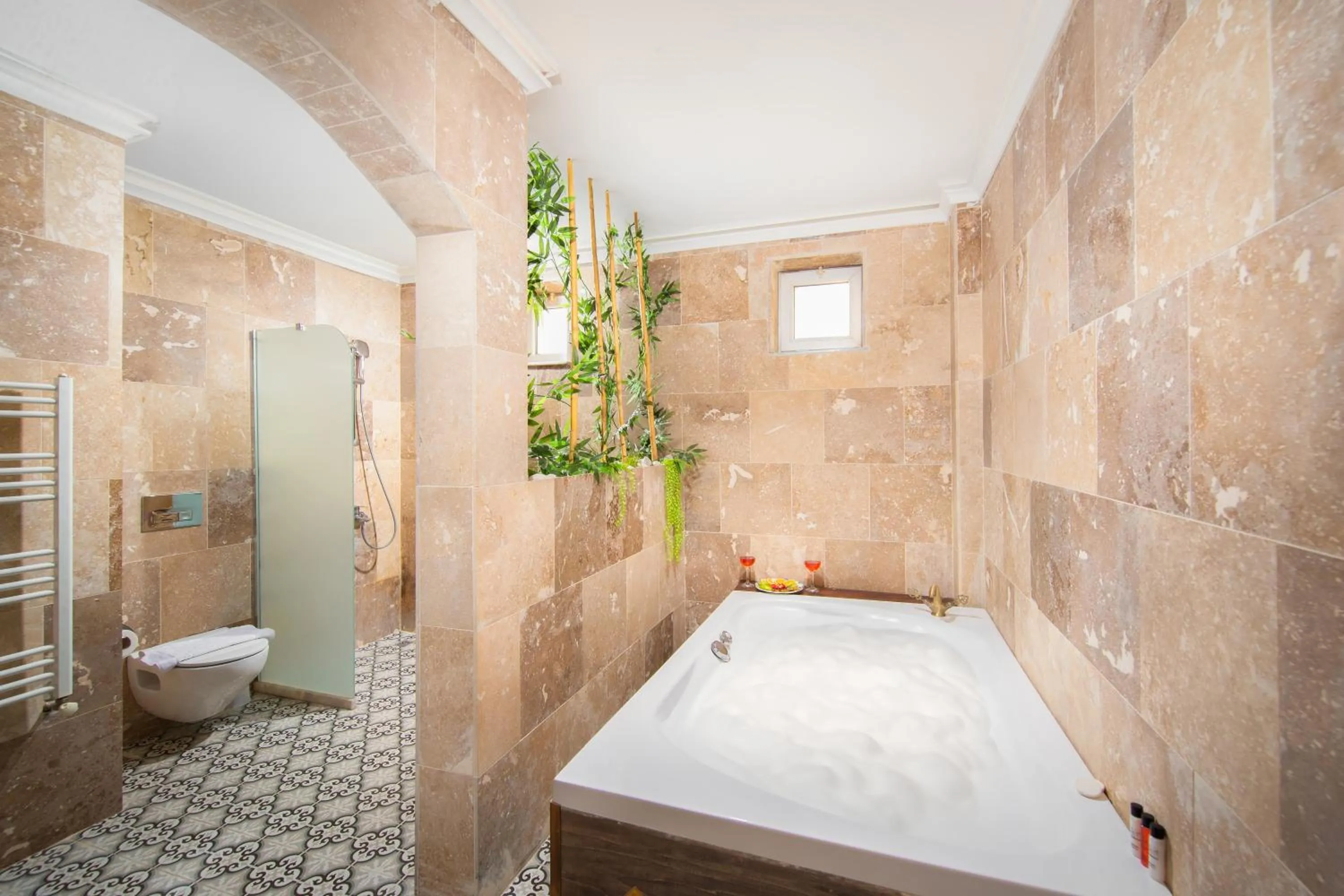 Shower in Moonlight of Cappadocia