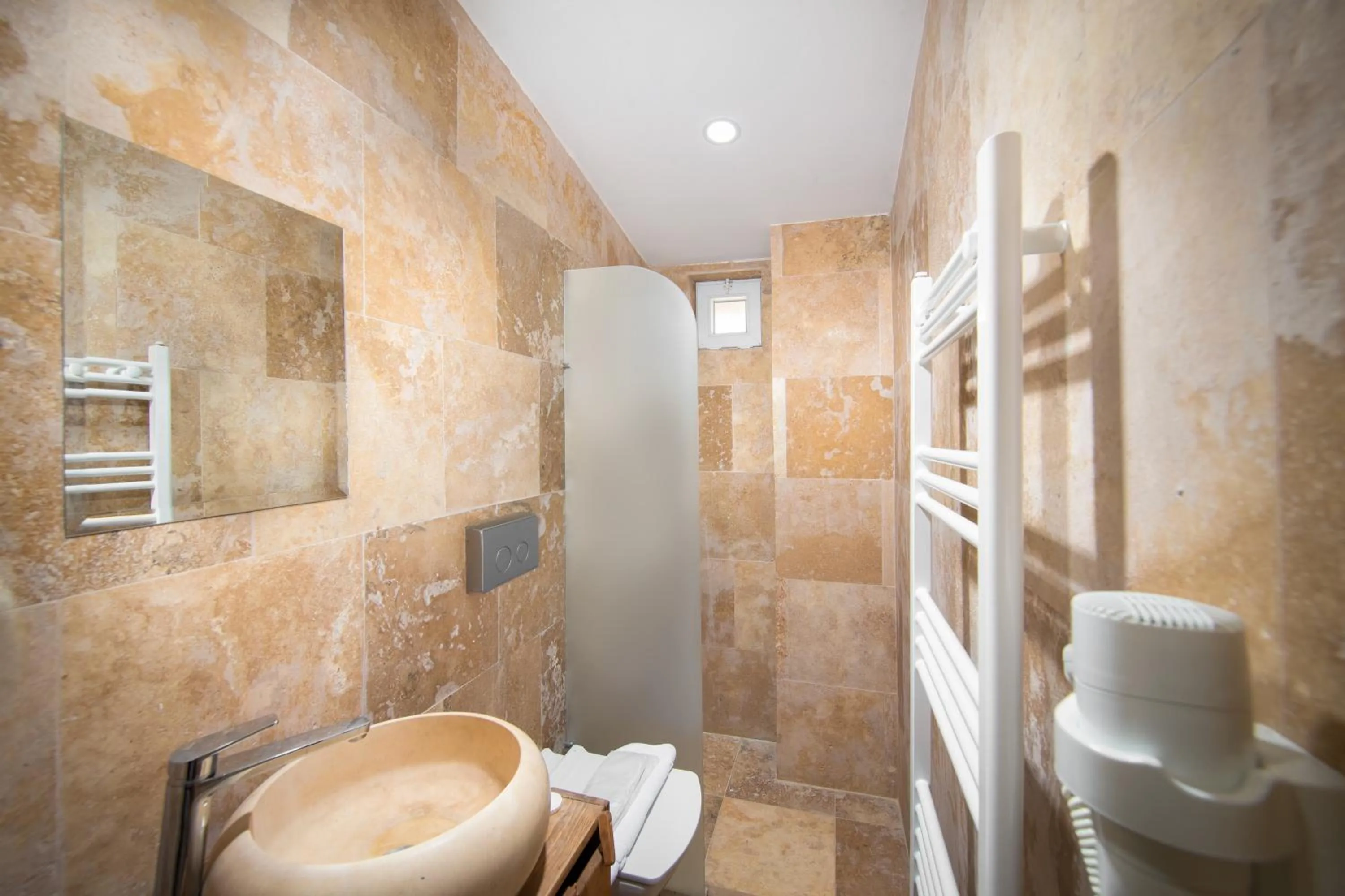 Shower in Moonlight of Cappadocia