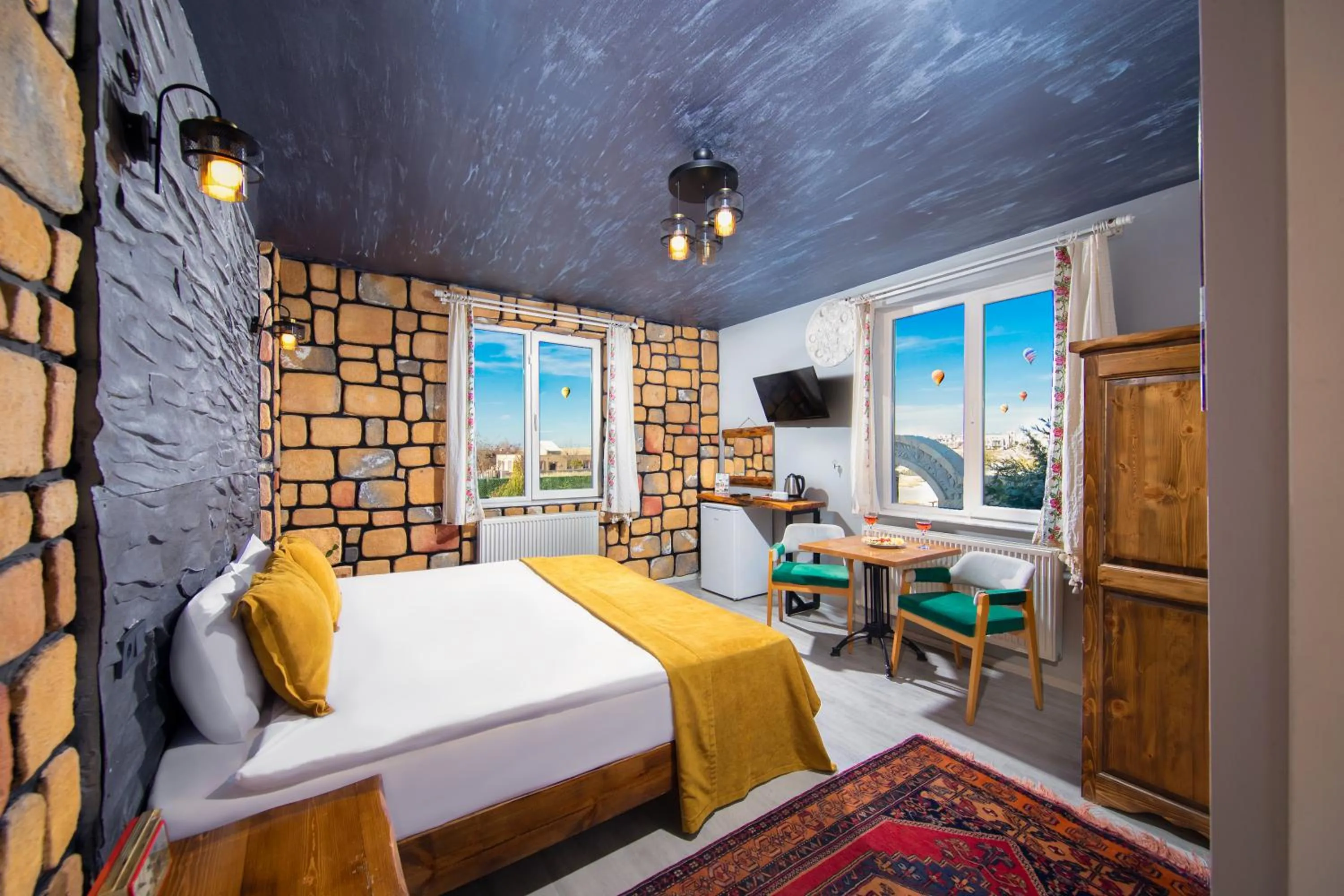 Bed in Moonlight of Cappadocia