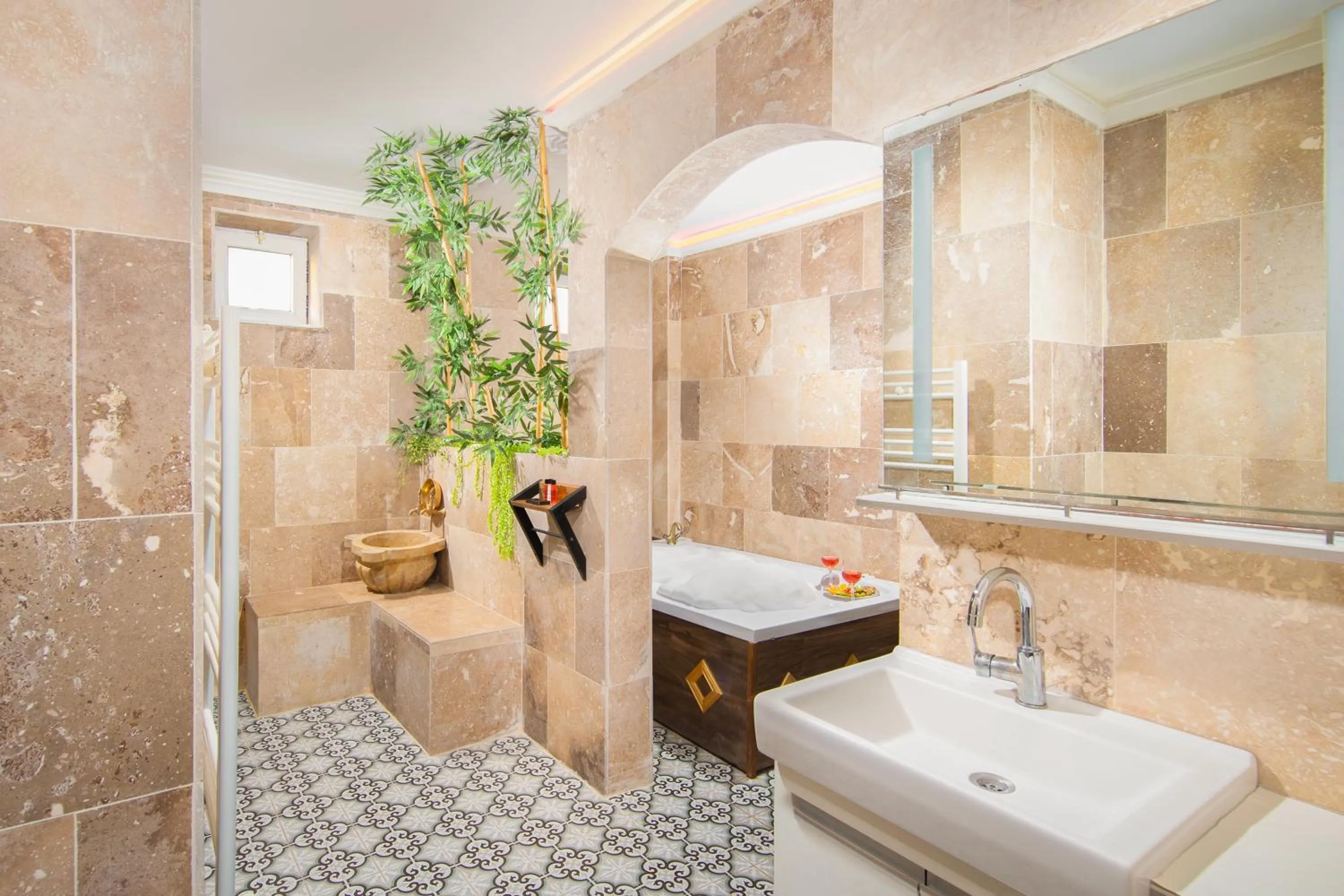 Hot Tub in Moonlight of Cappadocia