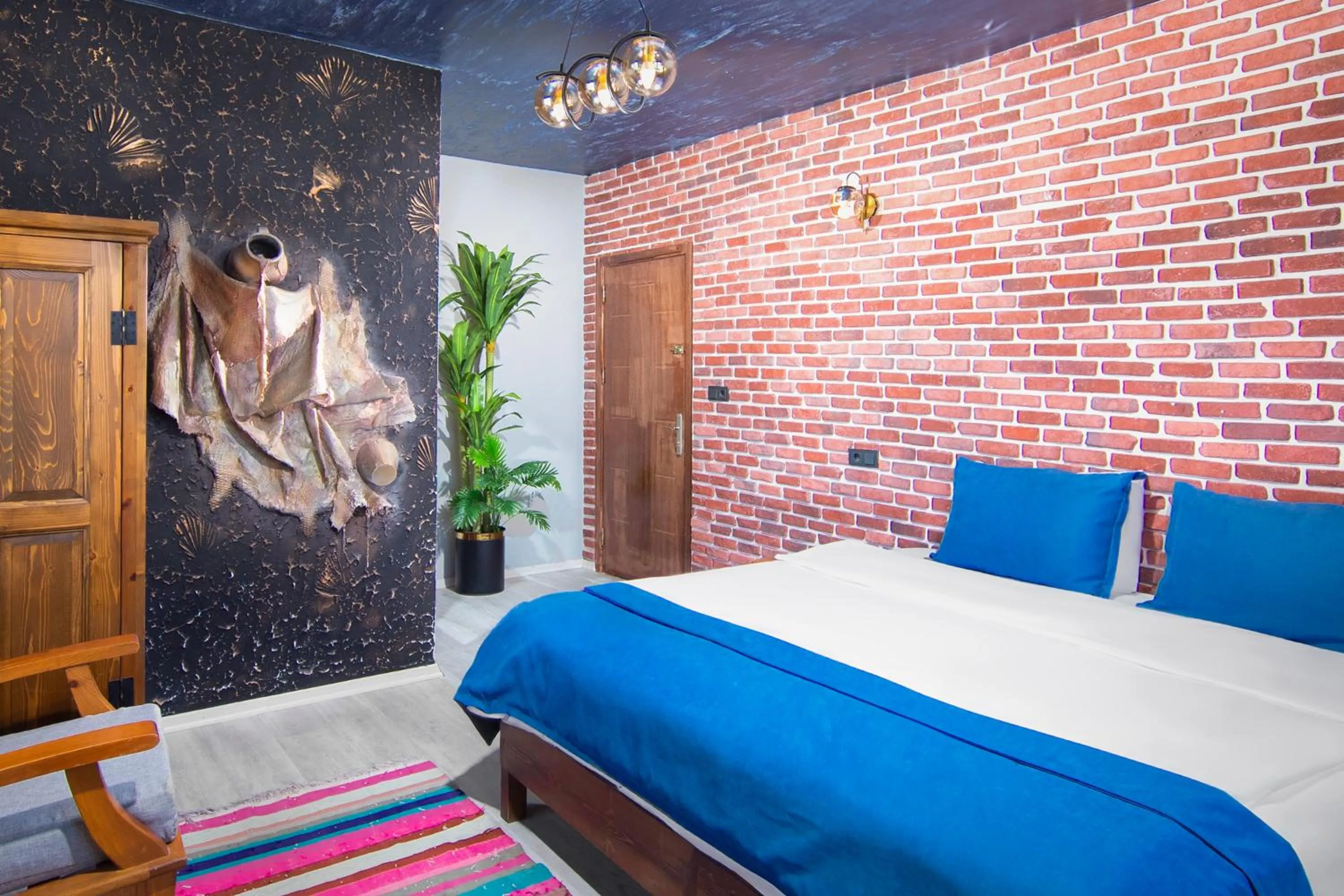 Bed in Moonlight of Cappadocia