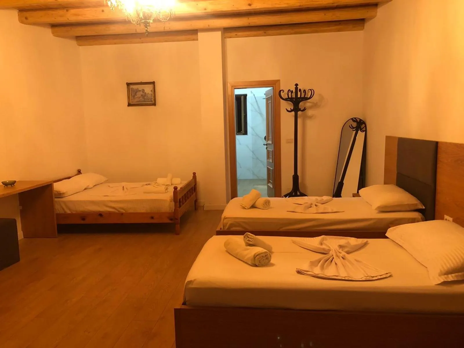 Bed in Hotel Kaso Ervehe