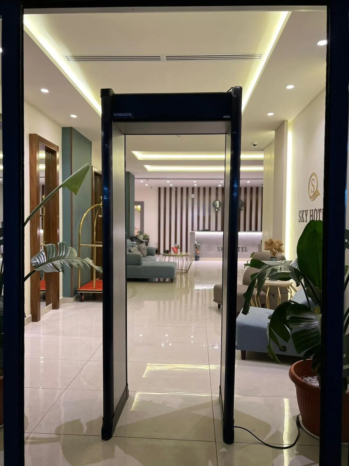 Lobby or reception in Sky Hotel