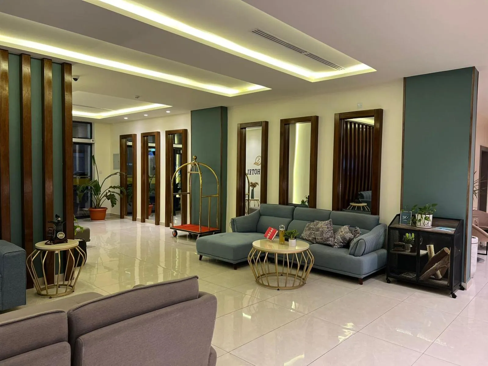 Lobby or reception in Sky Hotel