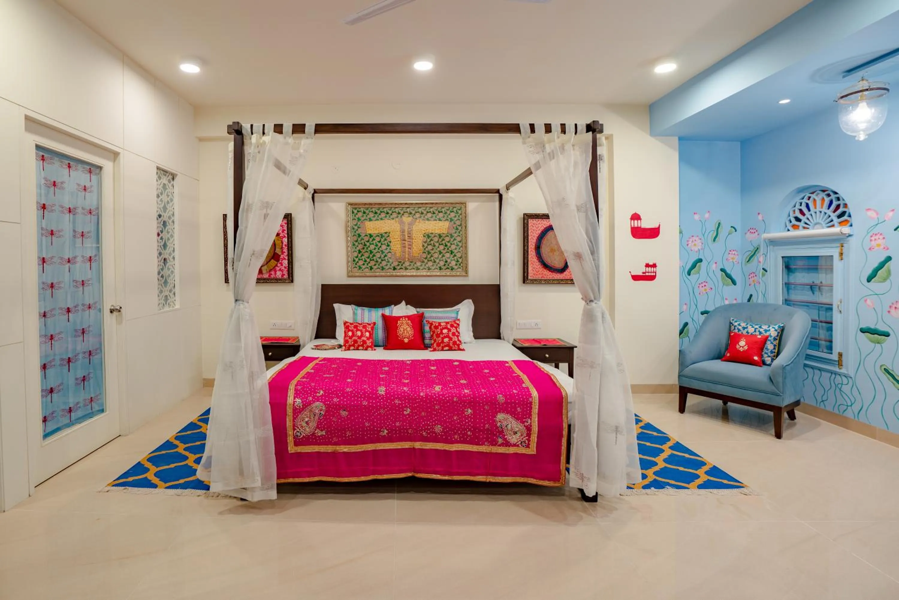Bed in Mangalmayee Heritage Home - Boutique Homestay