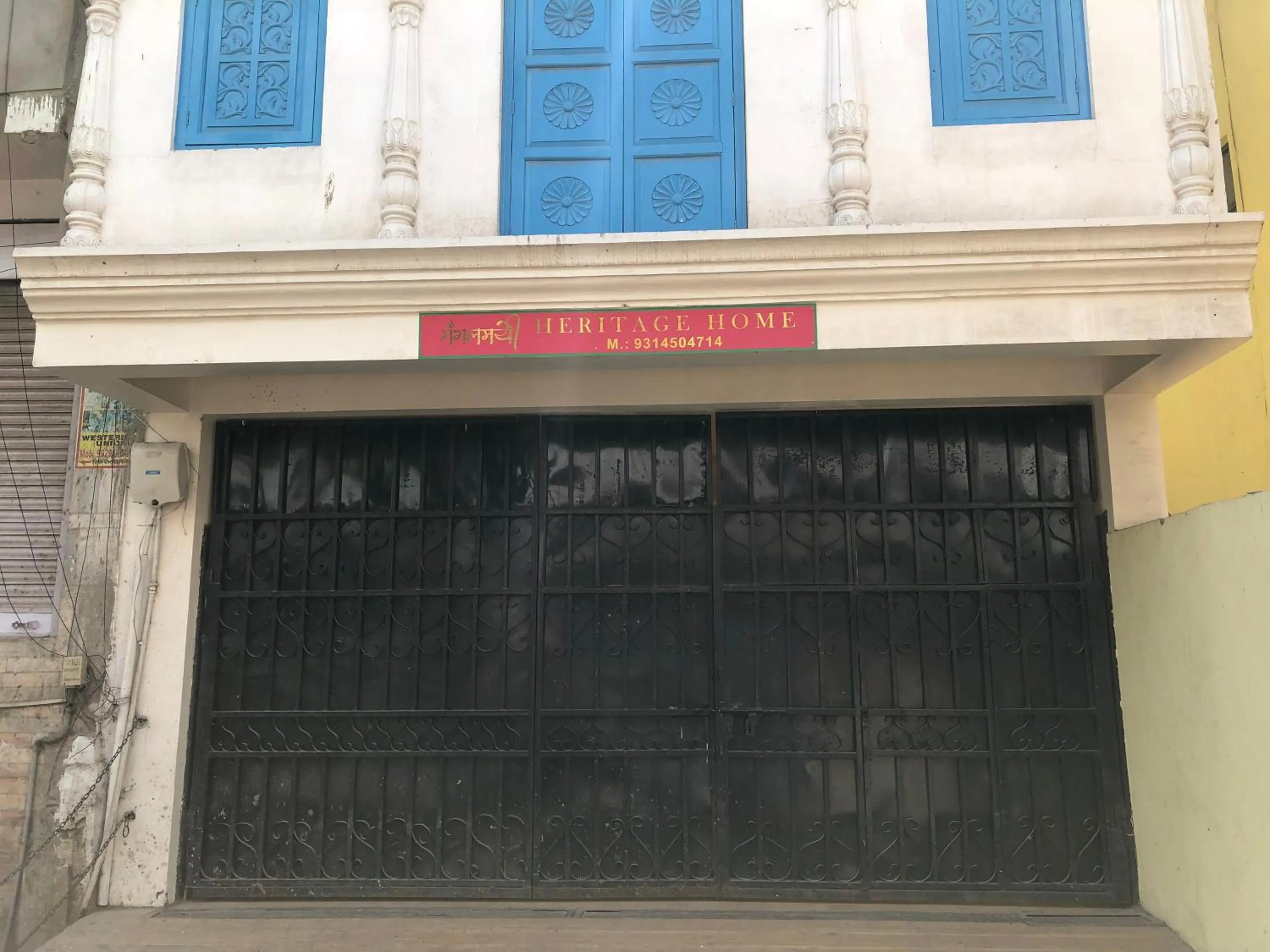 Facade/entrance in Mangalmayee Heritage Home - Boutique Homestay