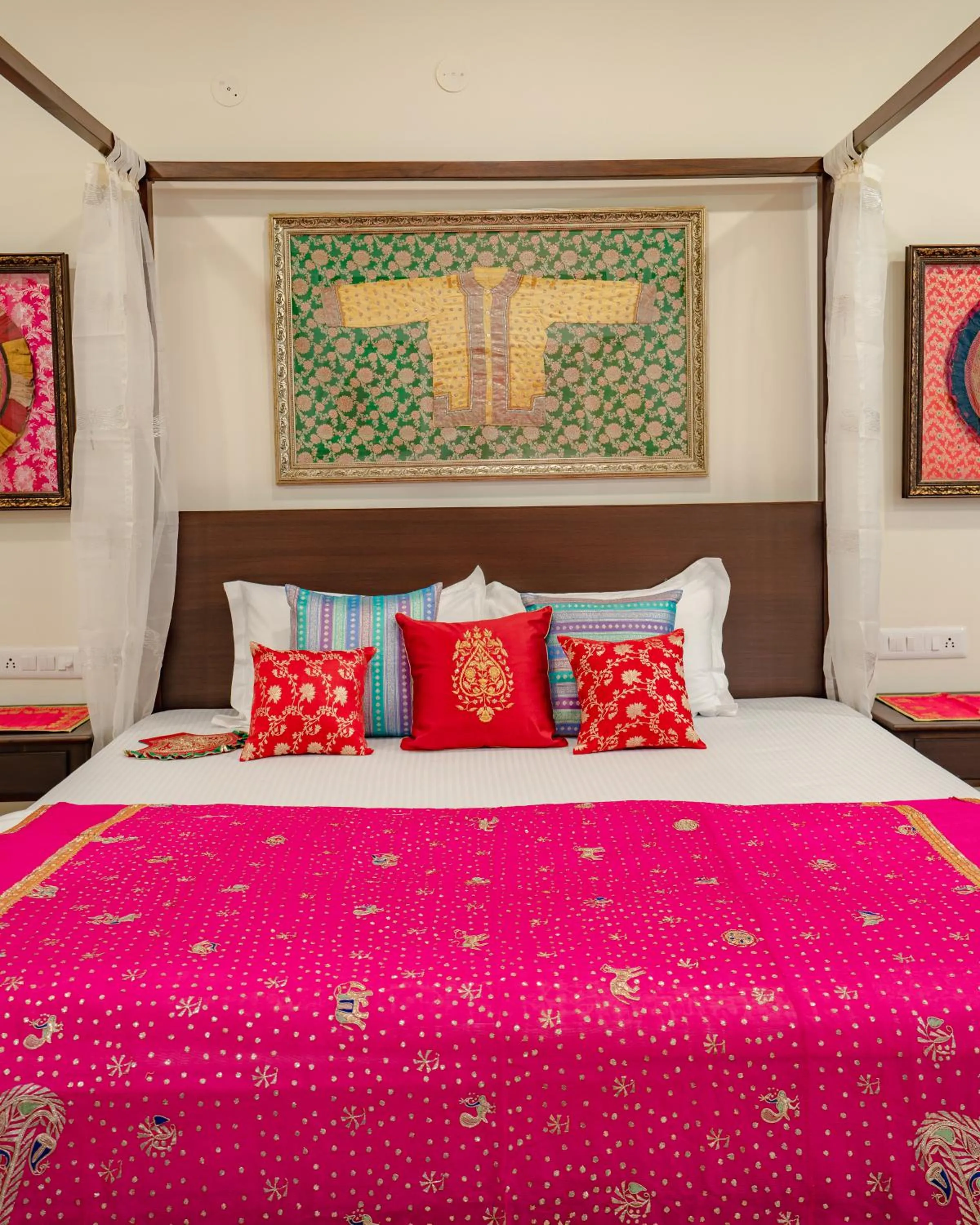 Bed in Mangalmayee Heritage Home - Boutique Homestay