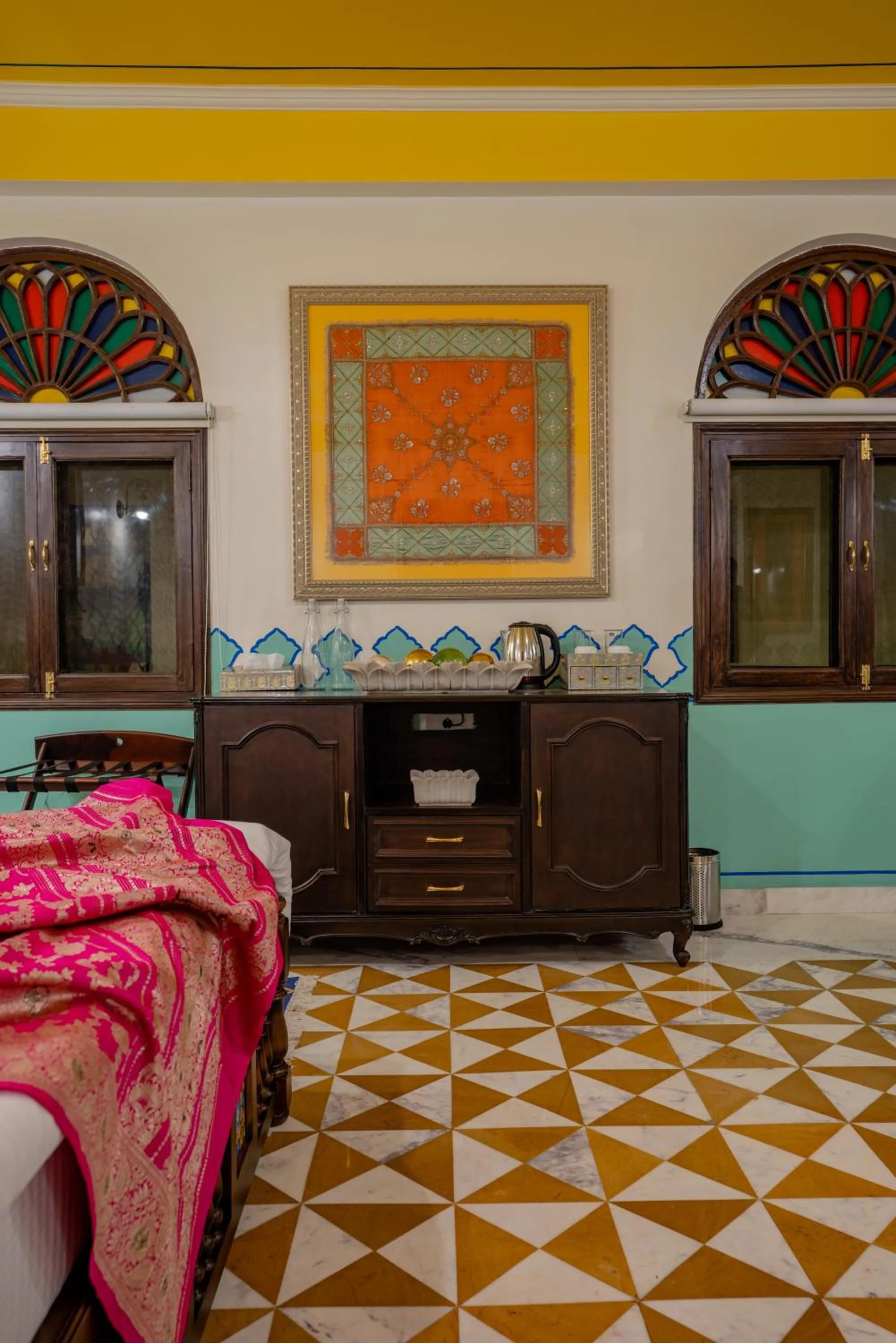 Bed in Mangalmayee Heritage Home - Boutique Homestay