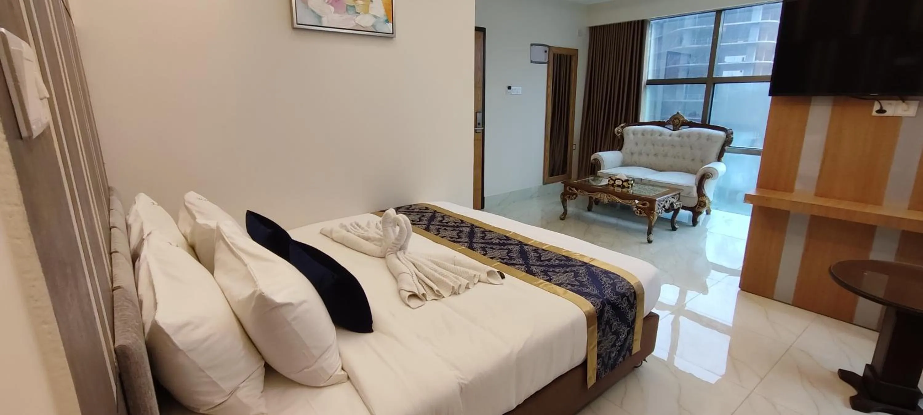 Bedroom in Hotel Royal Bengal