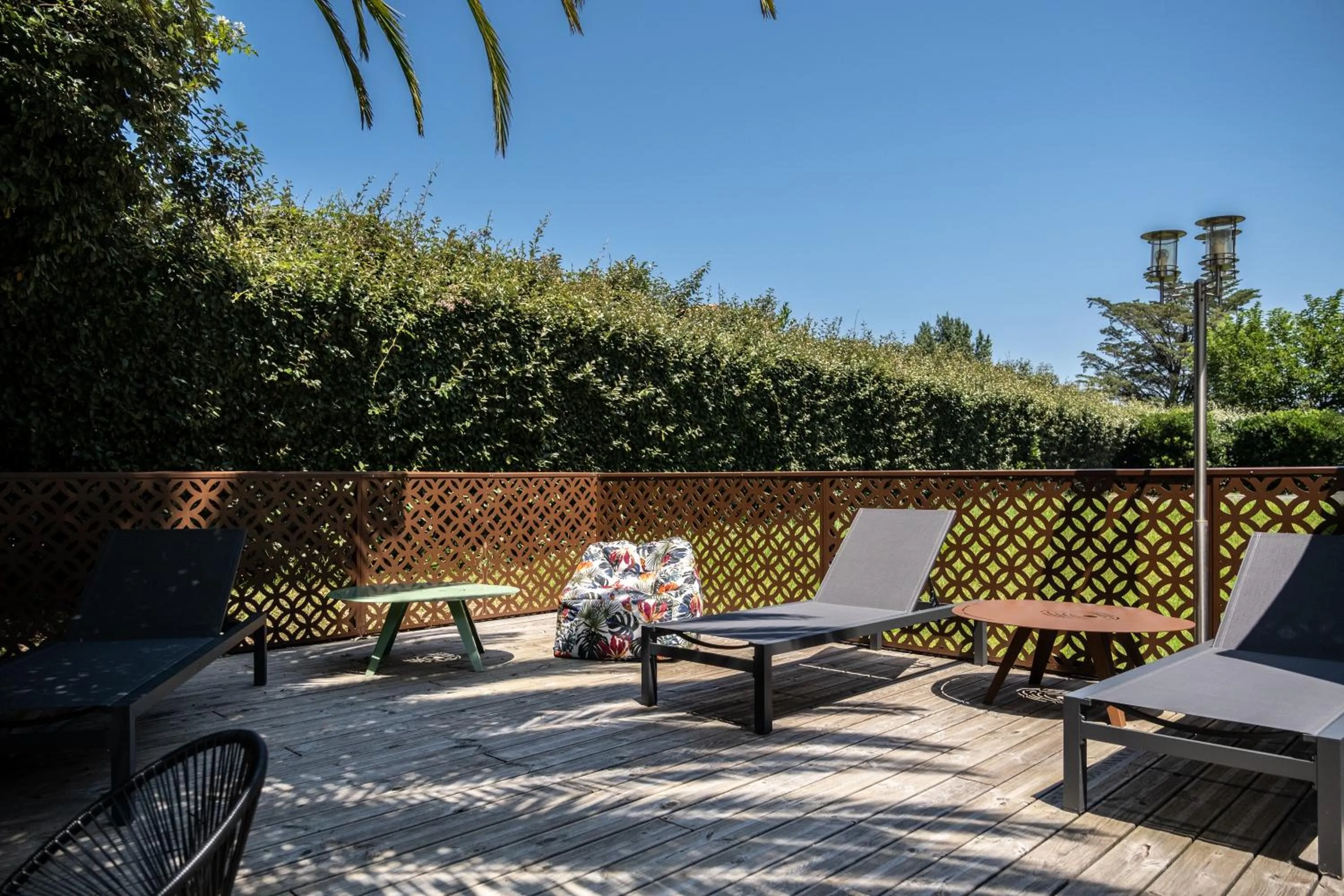 Pool view in Résidence Château d'Acotz - Appartements avec piscine à 300m des Plages & Océan