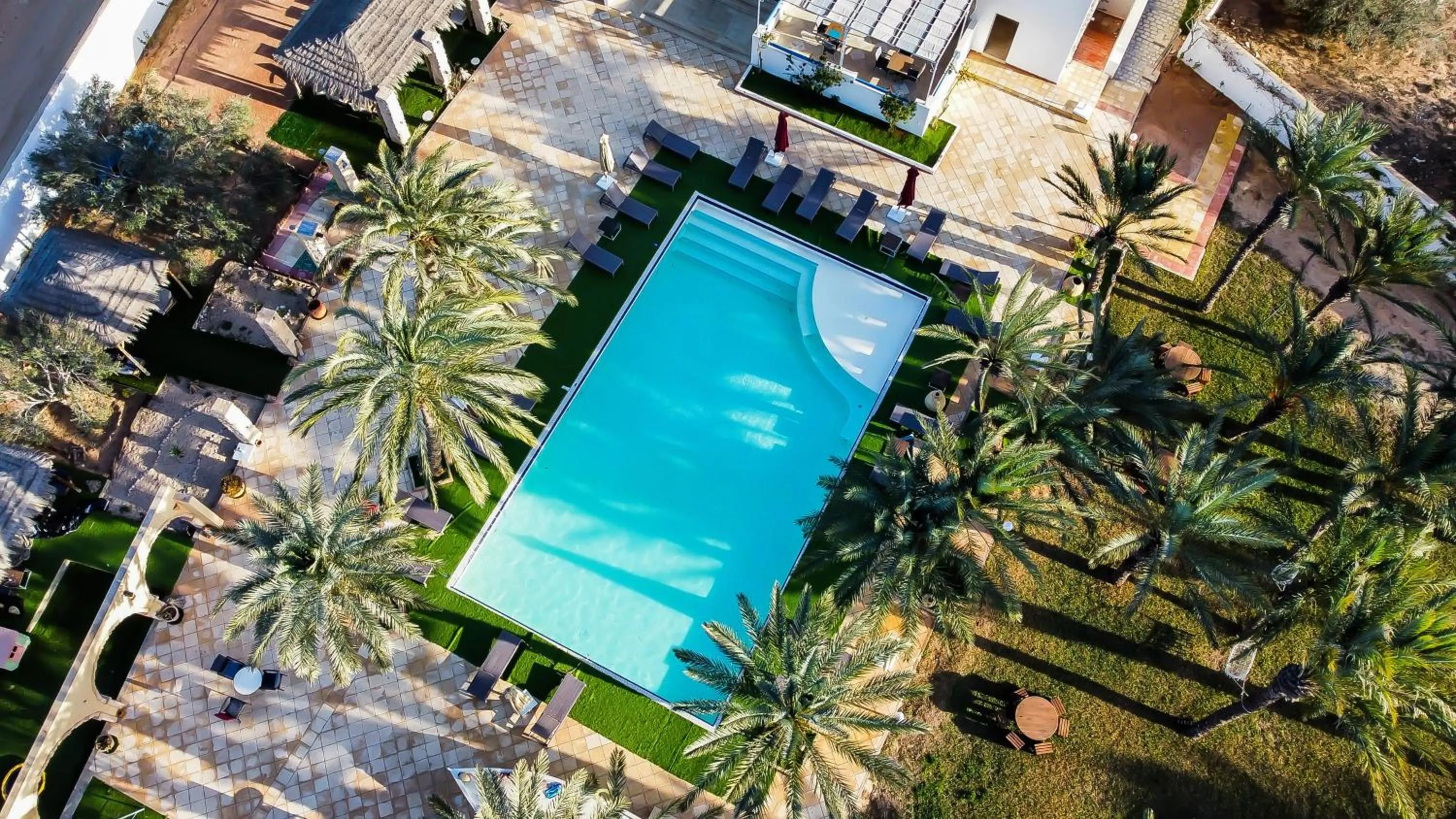 Bird's eye view in Le Patio de Mezraya