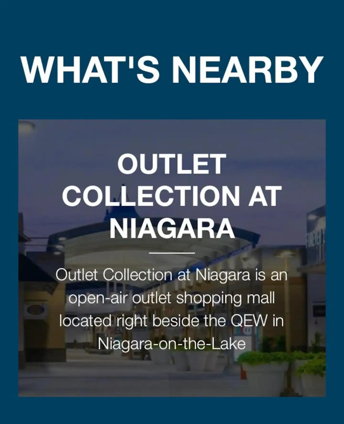 Text overlay in Falcon Cottages