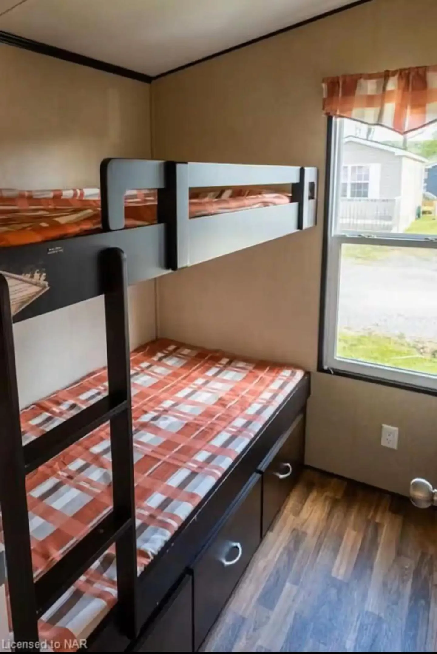 Bed in Falcon Cottages