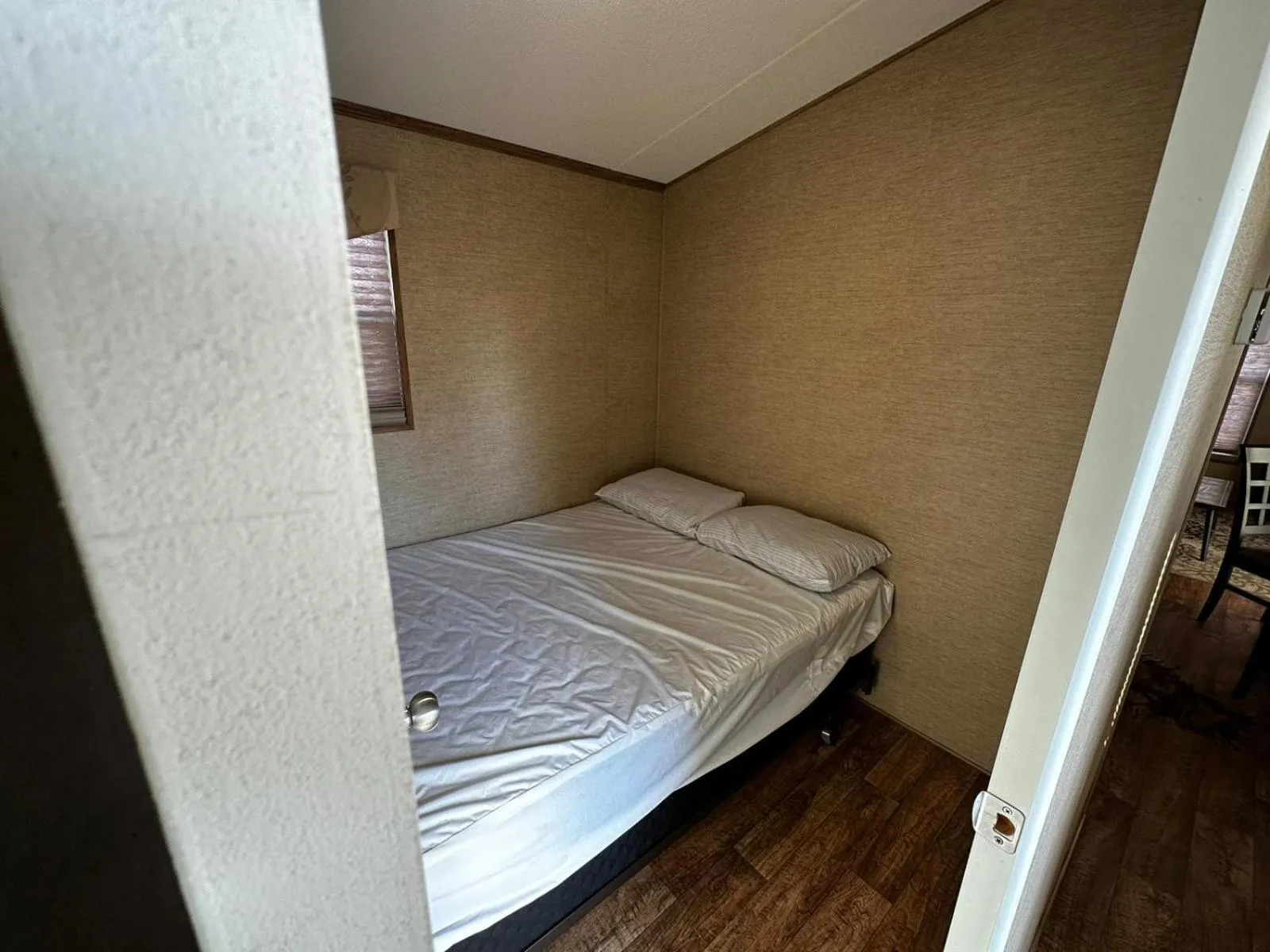 Bed in Falcon Cottages