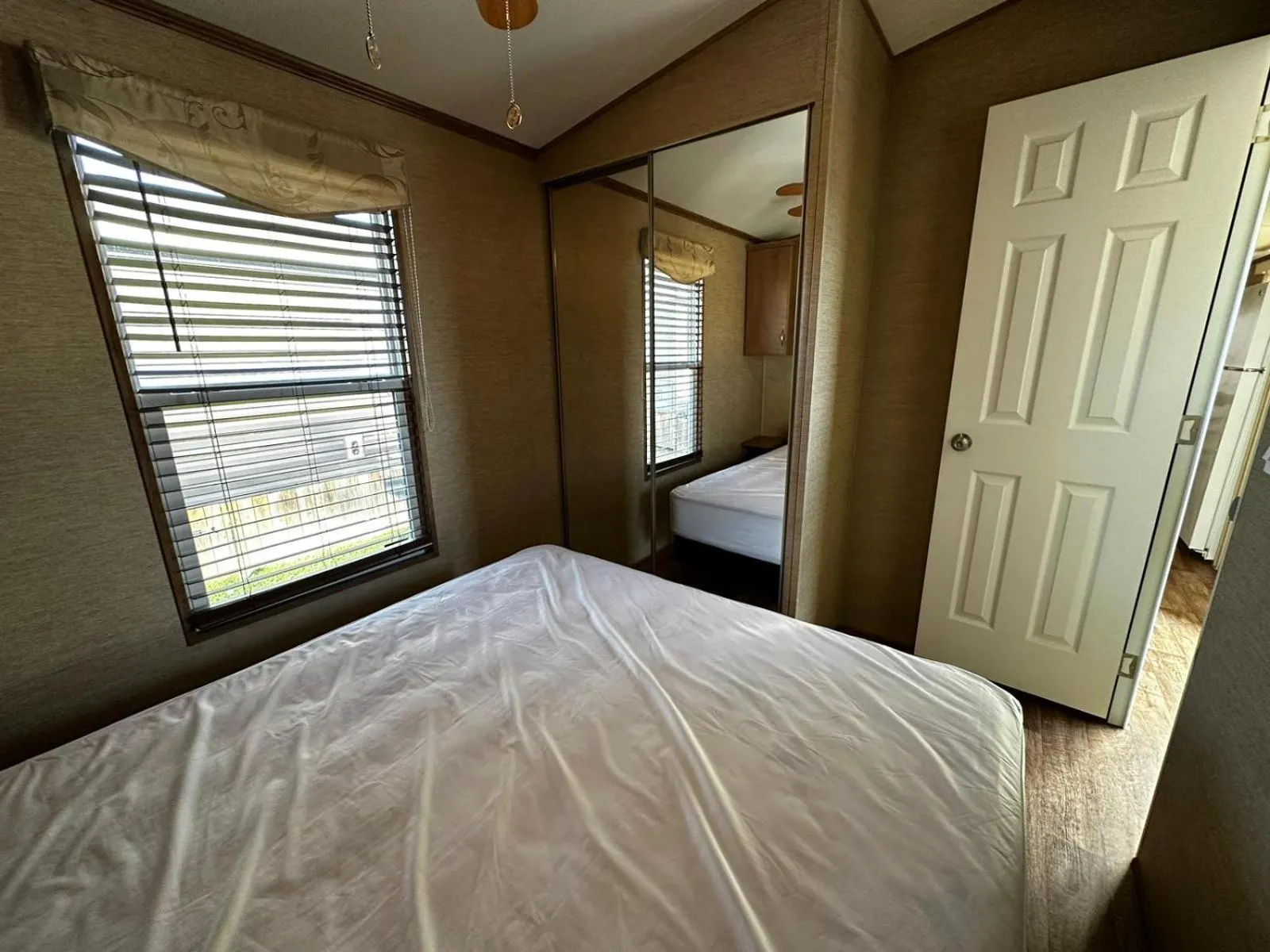 Bed in Falcon Cottages