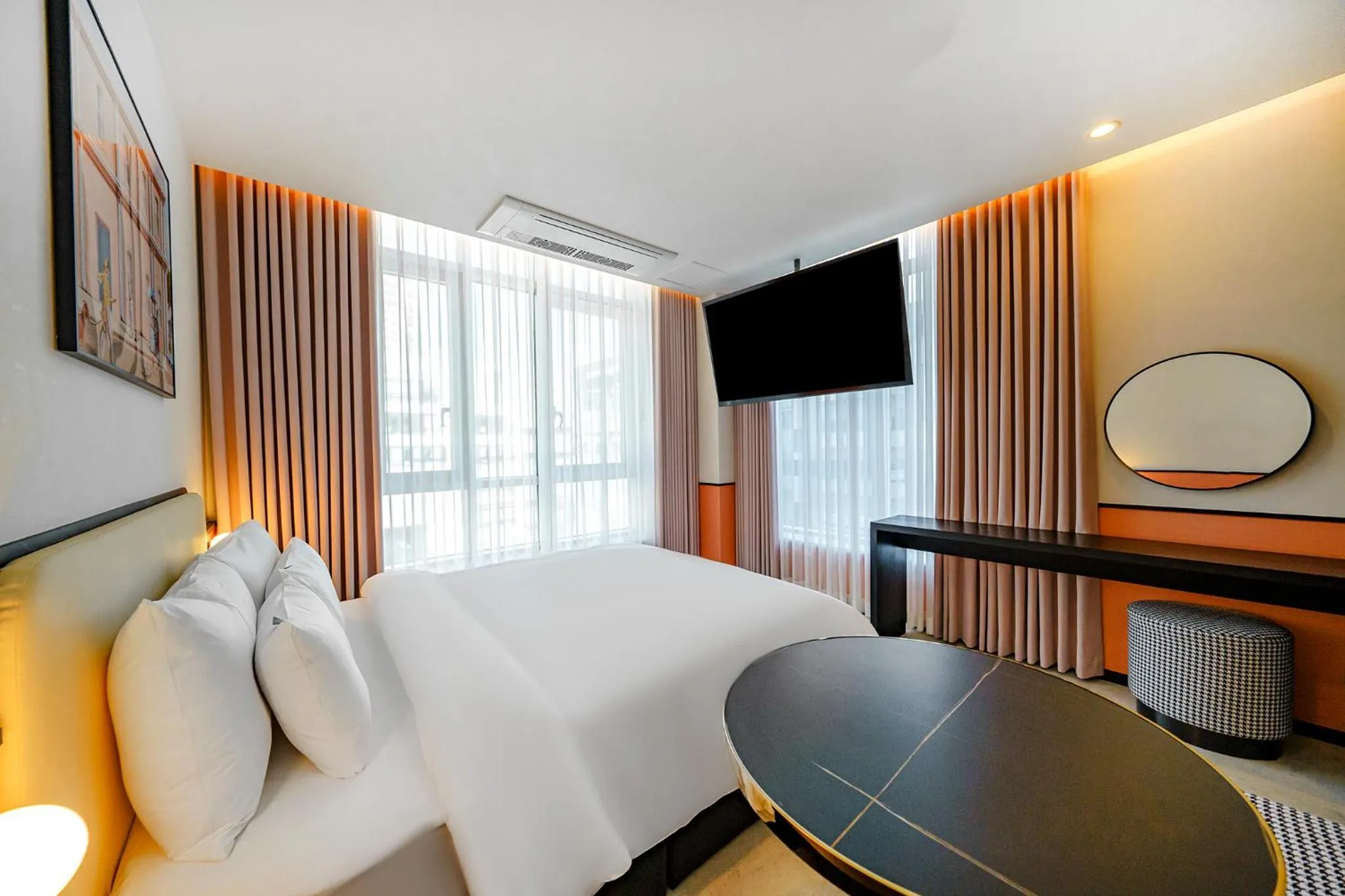 Bed in H-Avenue Hotel Geomdan New Town