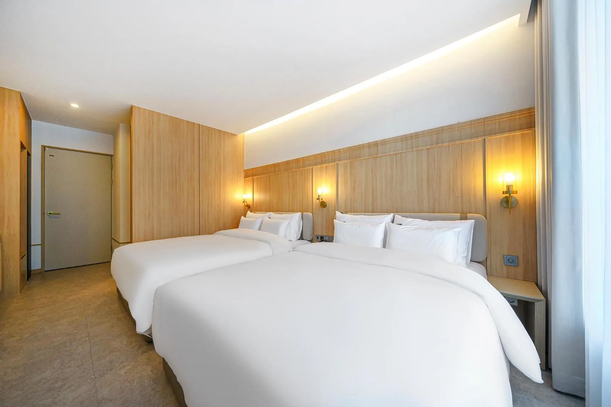 Bed in H-Avenue Hotel Geomdan New Town