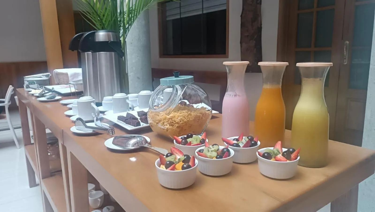 Buffet breakfast in Hotel Aural