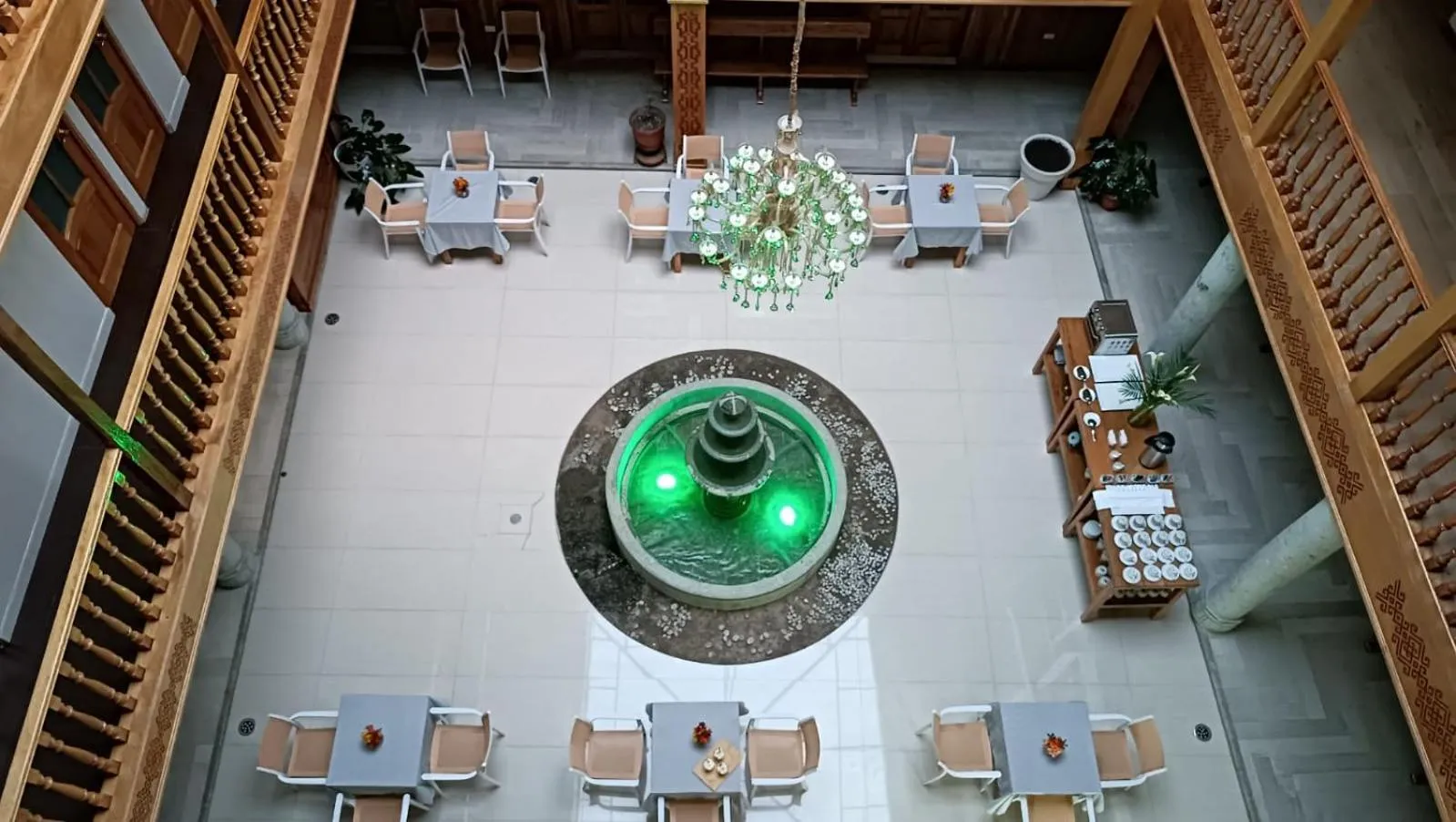 Patio in Hotel Aural