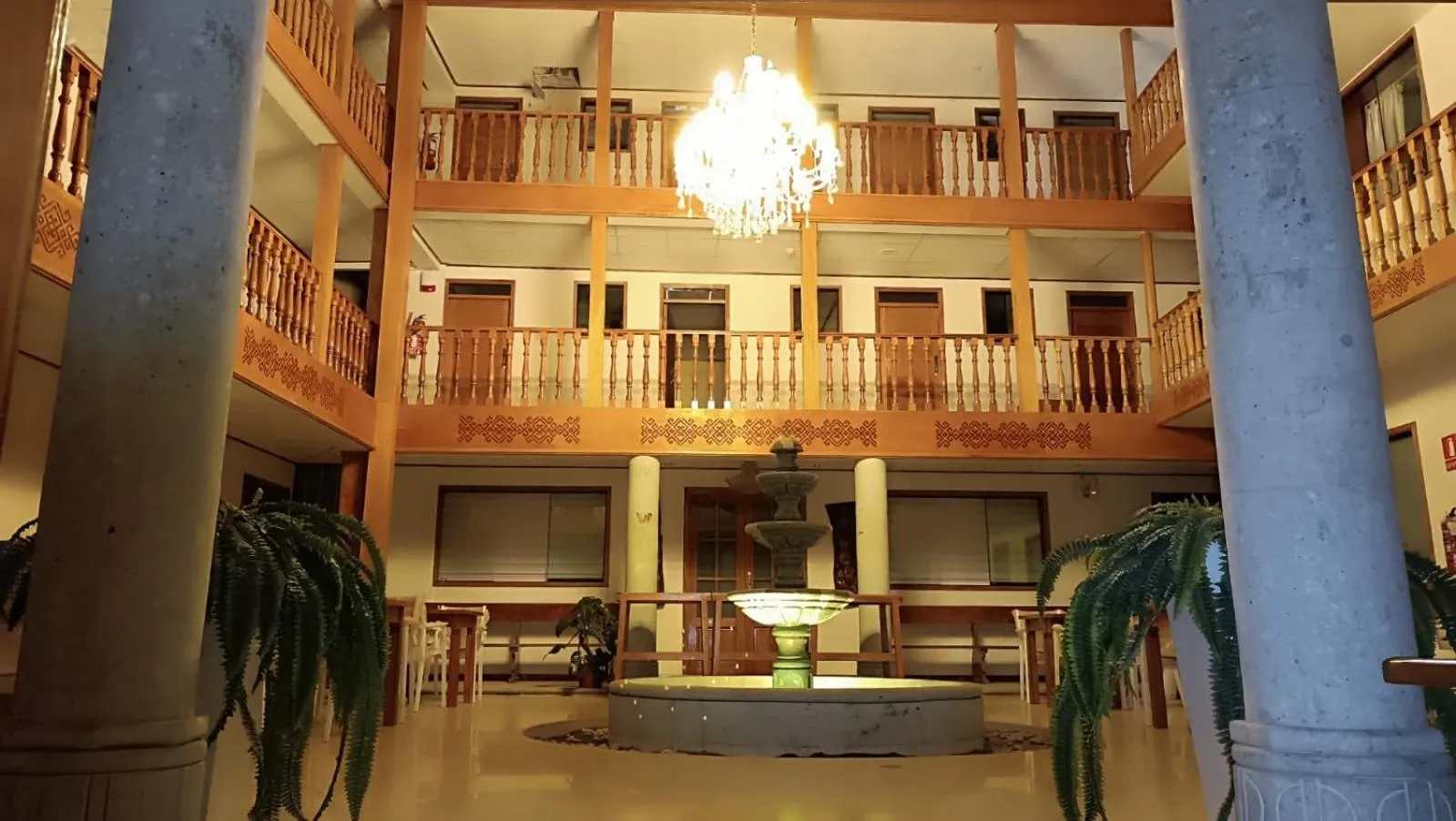 Patio in Hotel Aural