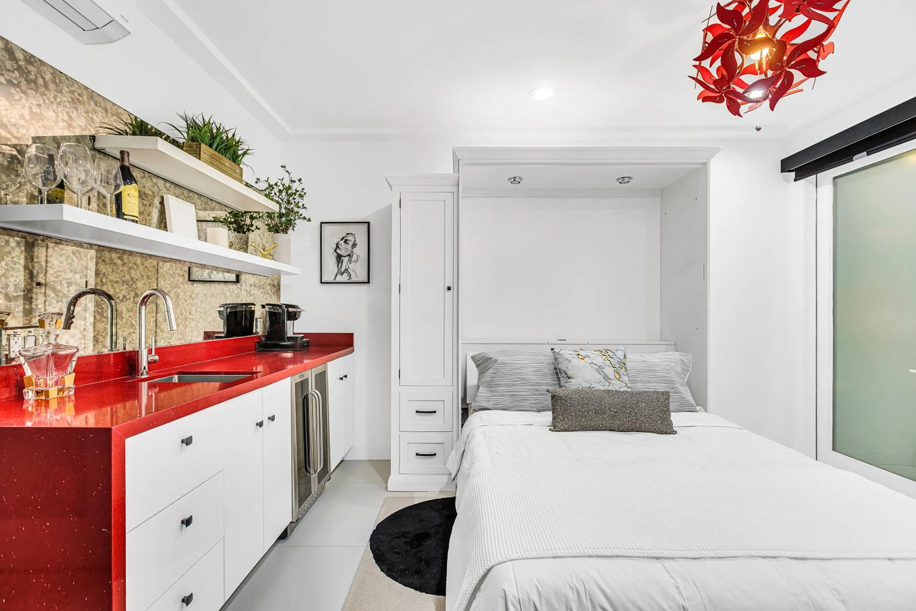 Bed in SW Beach Hotel