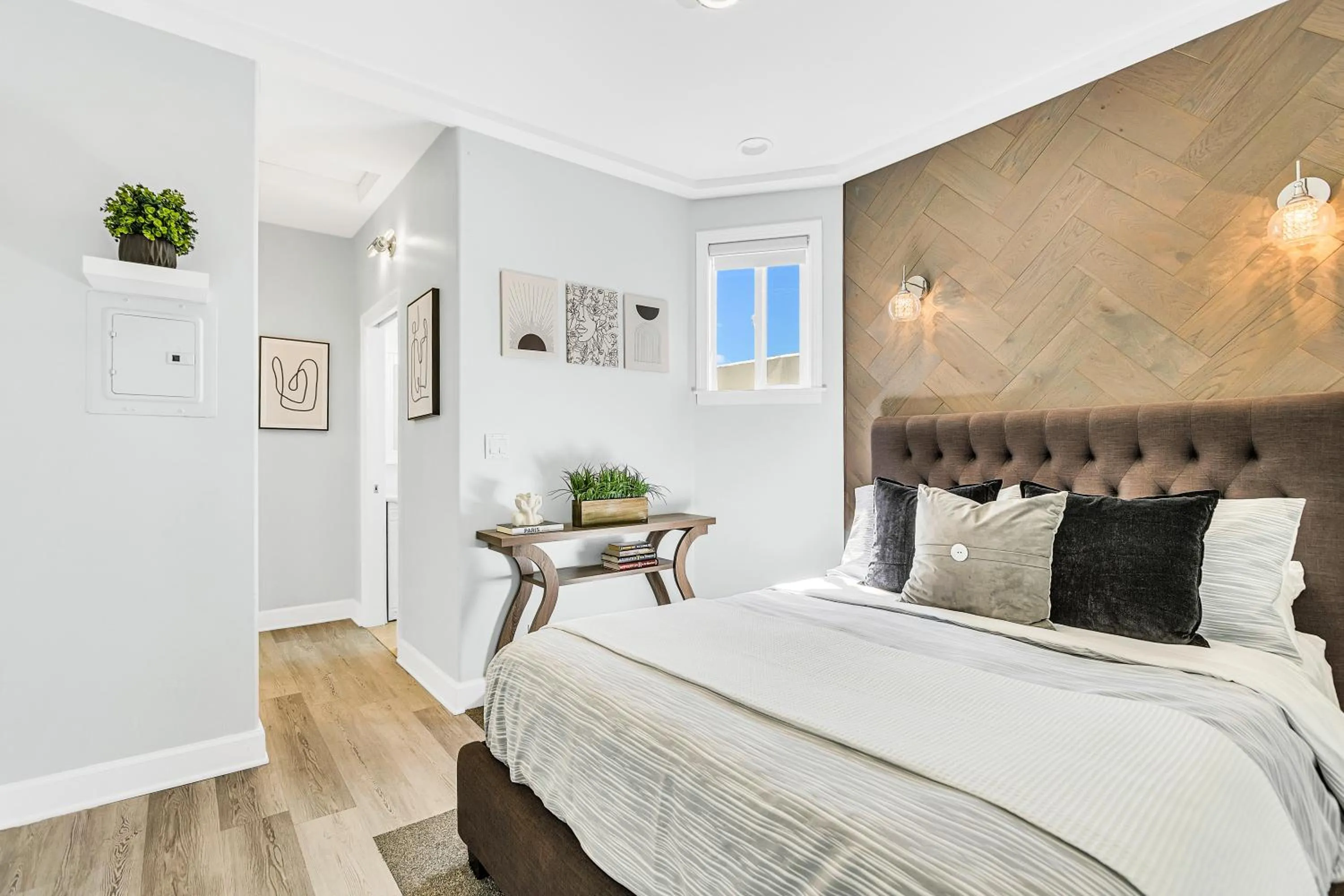 Bed in SW Beach Hotel