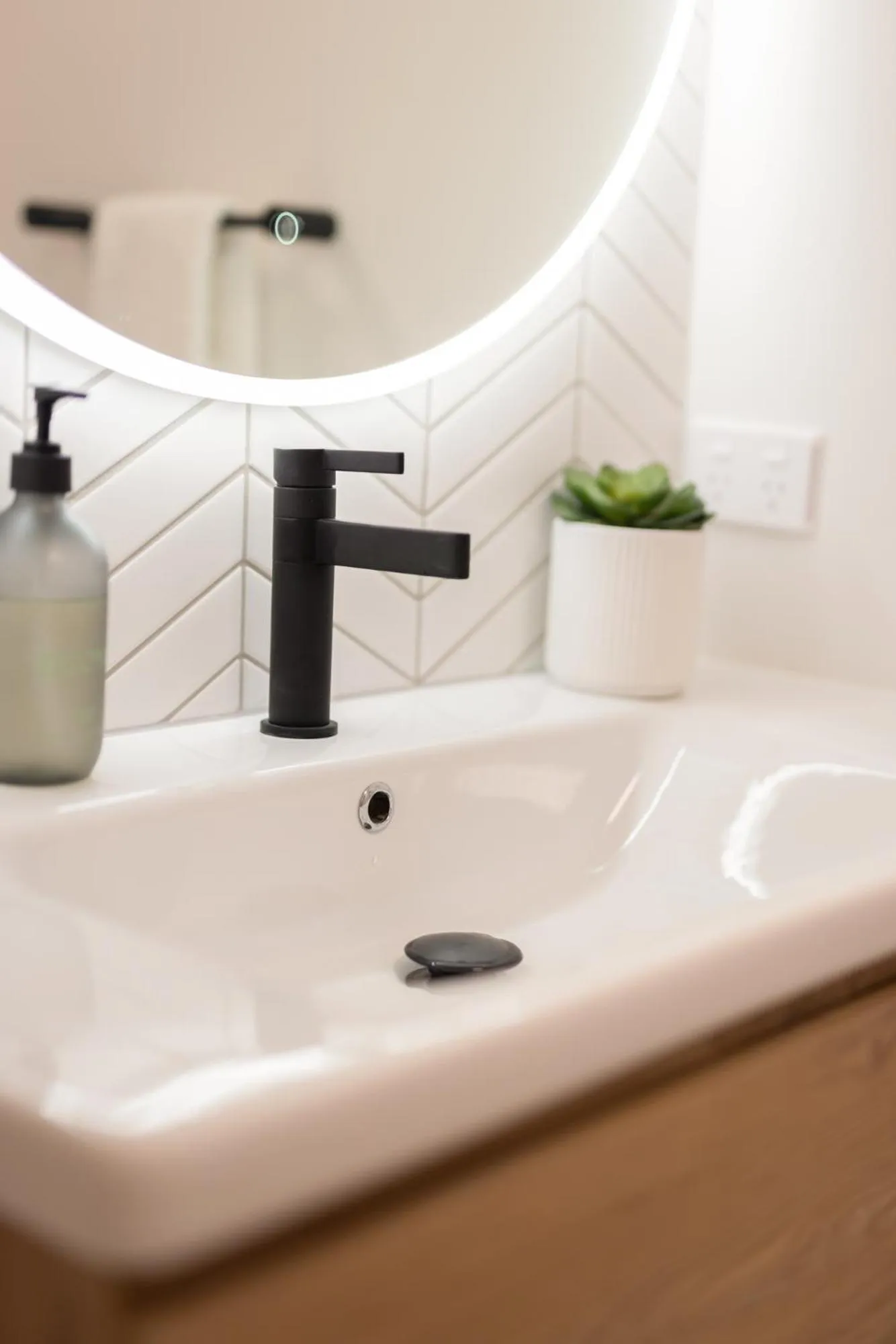 Bathroom in Quest Mt Maunganui